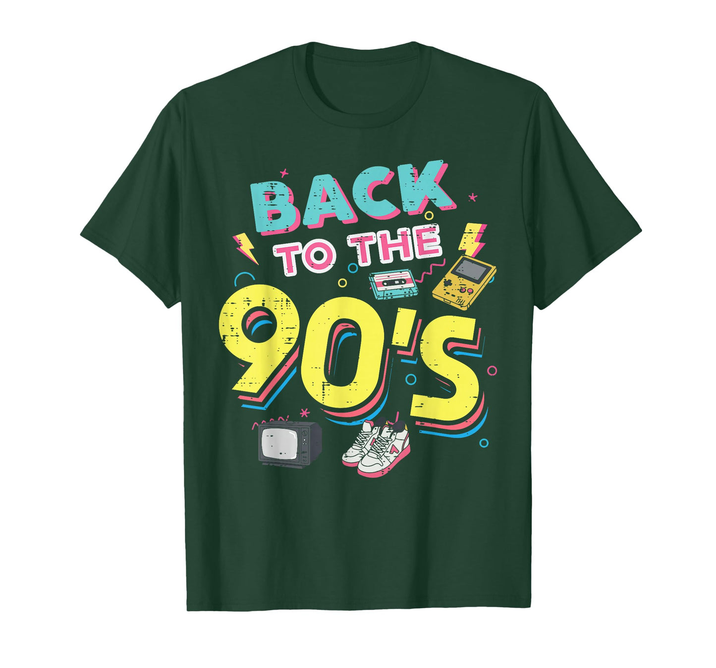 Back to The 90s Cassette Tape Retro Old School Women Men Kid T-Shirt