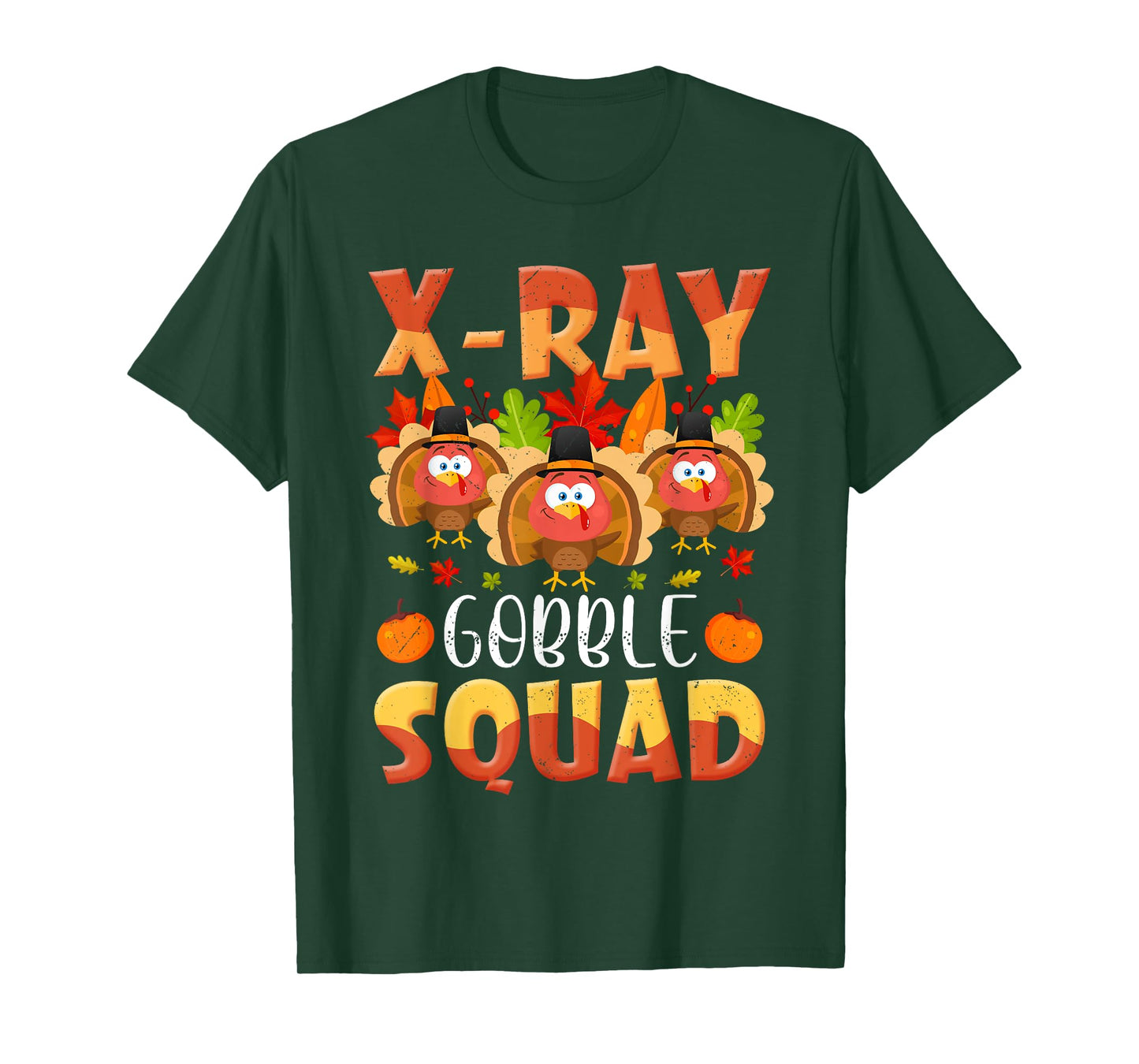 X-ray Tech Gobble Squad Turkey Technician Match Thanksgiving T-Shirt