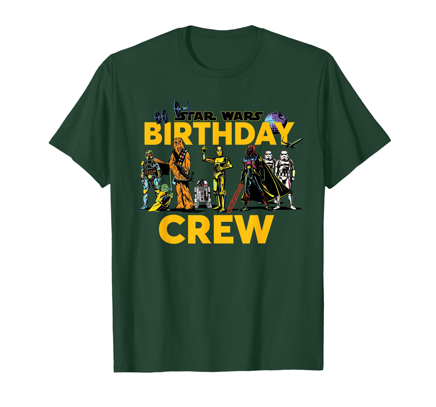 Star Wars Classic Characters Birthday Crew Party Matching T-Shirt
