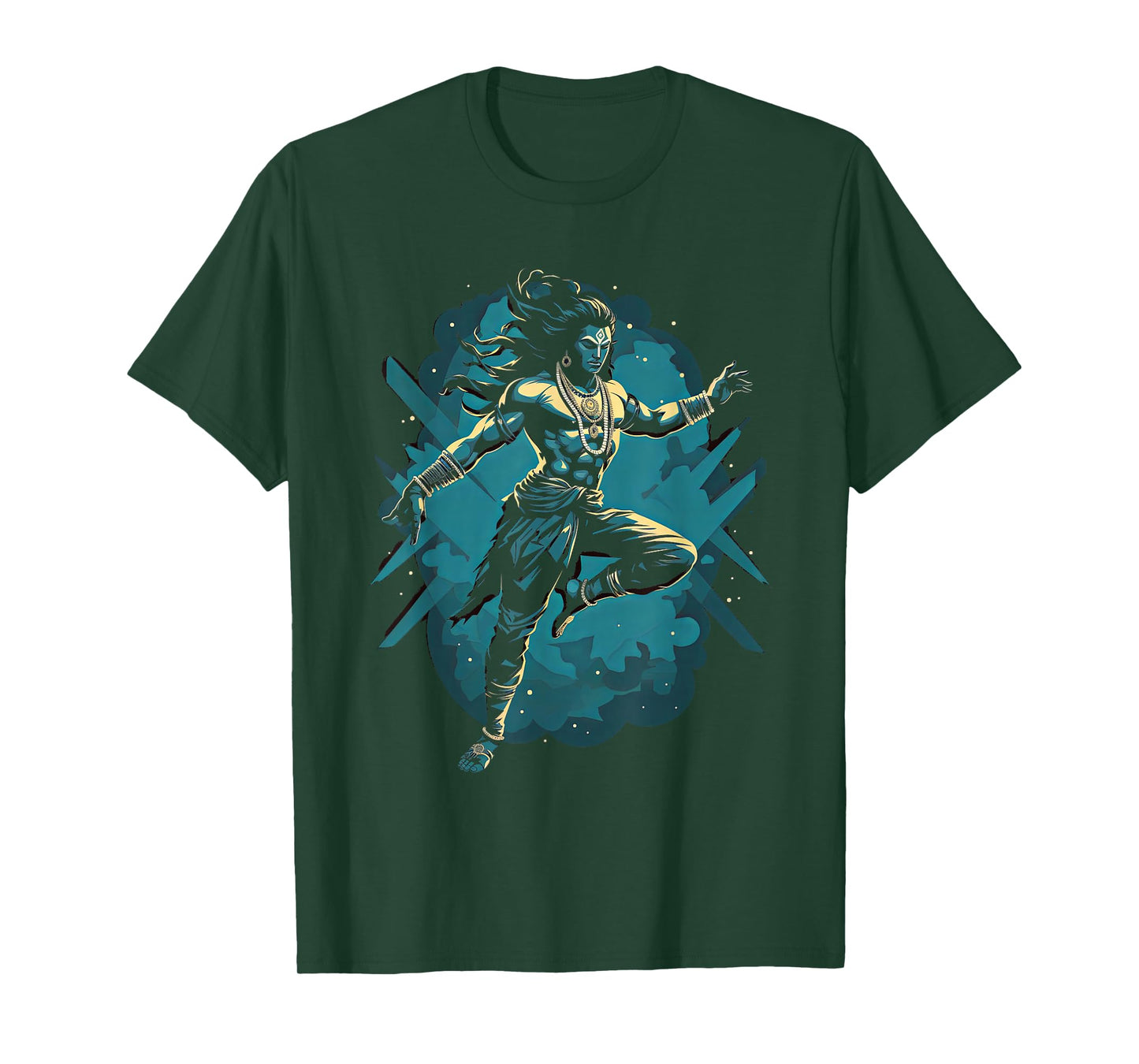 Shiva spiritual hindu god tandava dance yoga meditation T-Shirt