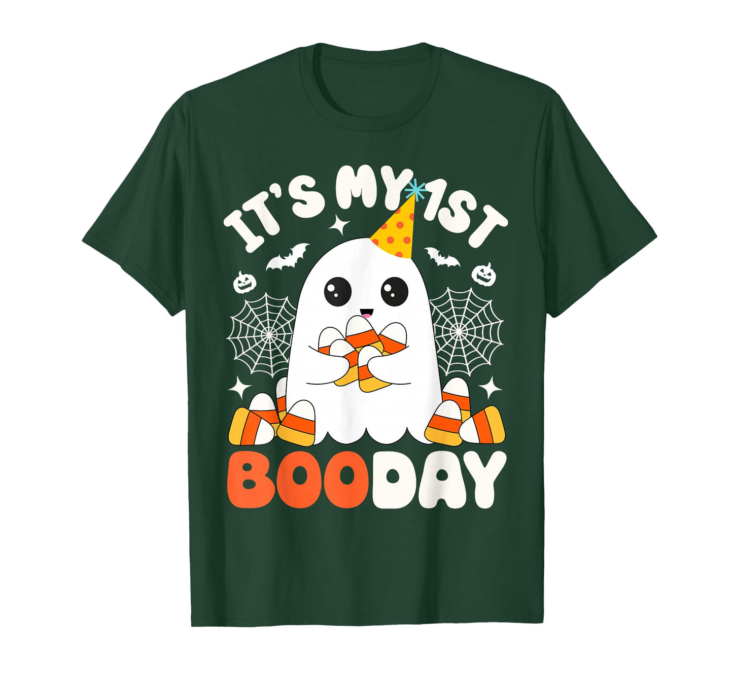 It's My 1st Boo Day, Funny Halloween Ghost 1st Birthday Boy T-Shirt