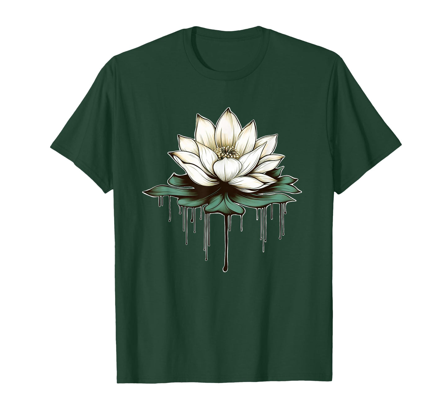 Yoga Botanical Lotus Spiritual T-Shirt