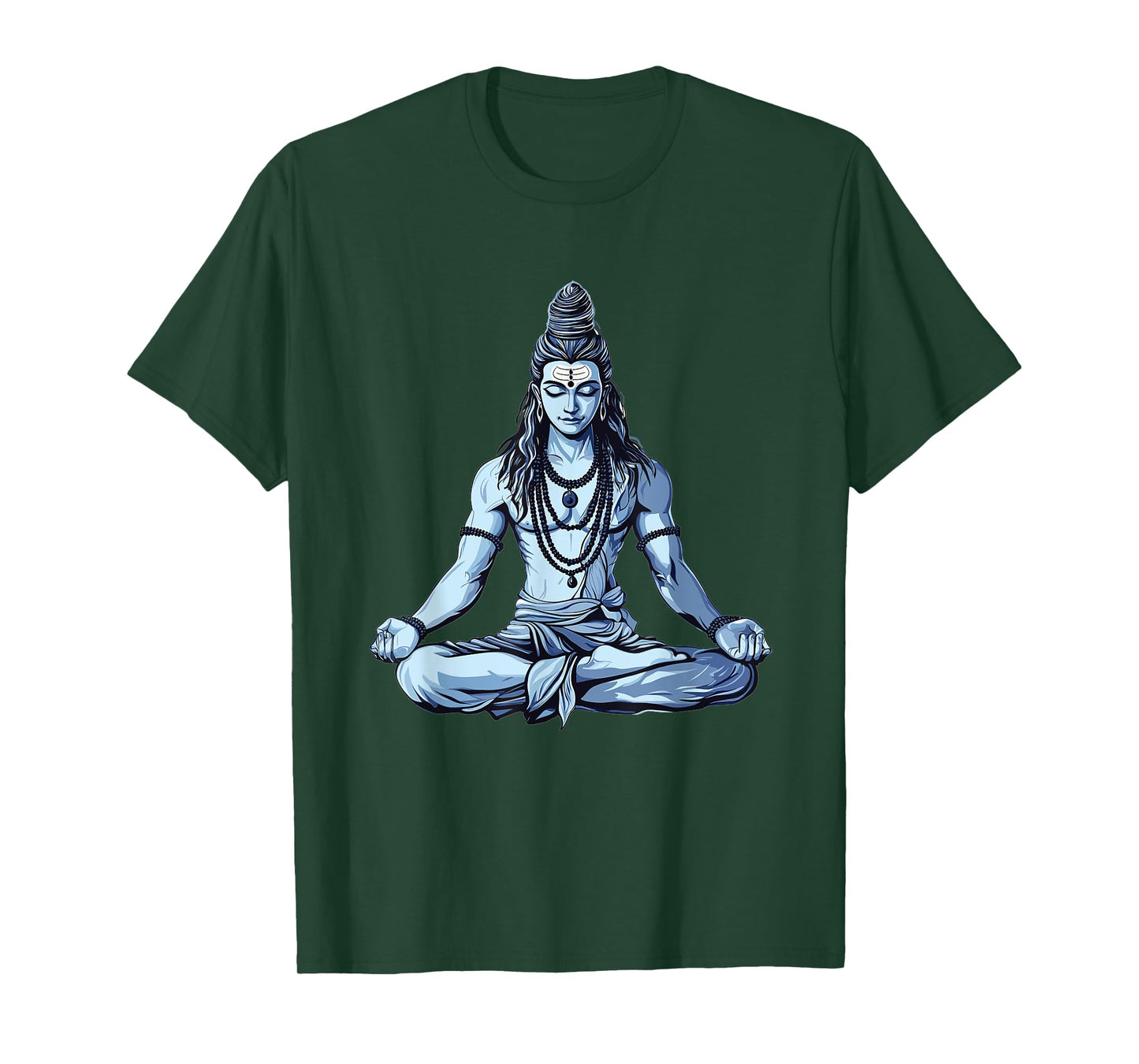 Yoga Inspired Shiva Mahadev Sitting Pose for Hinduism T-Shirt