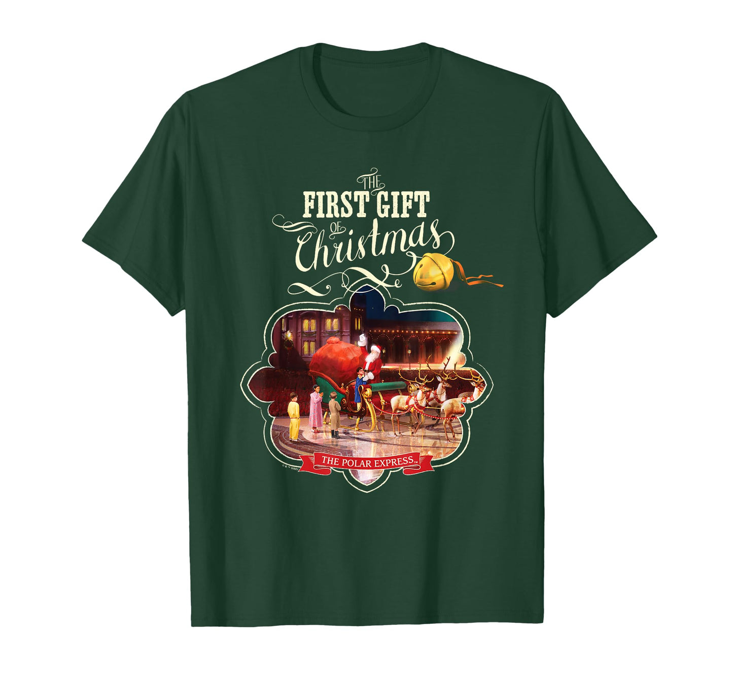 The Polar Express Giving The First Gift Of Christmas T-Shirt