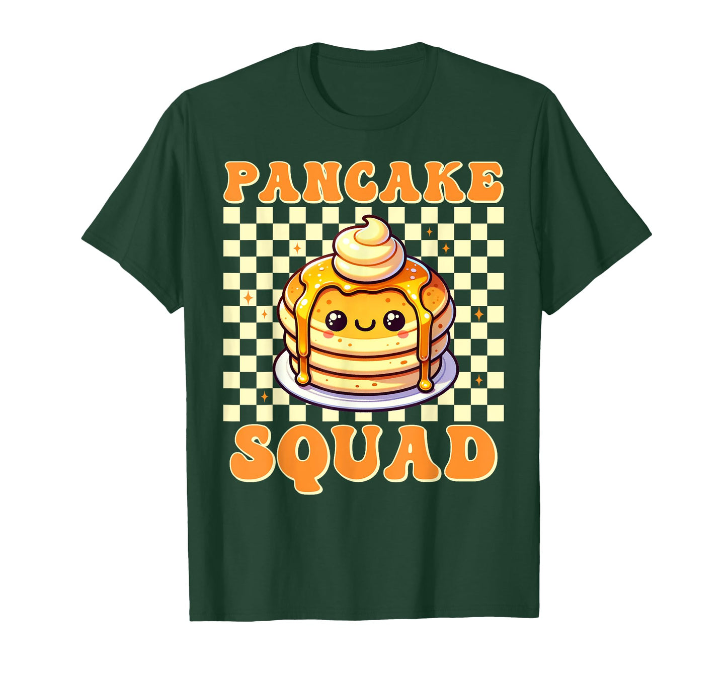Pancake Squad Crew Syrup Brunch Breakfast Bake Maker T-Shirt