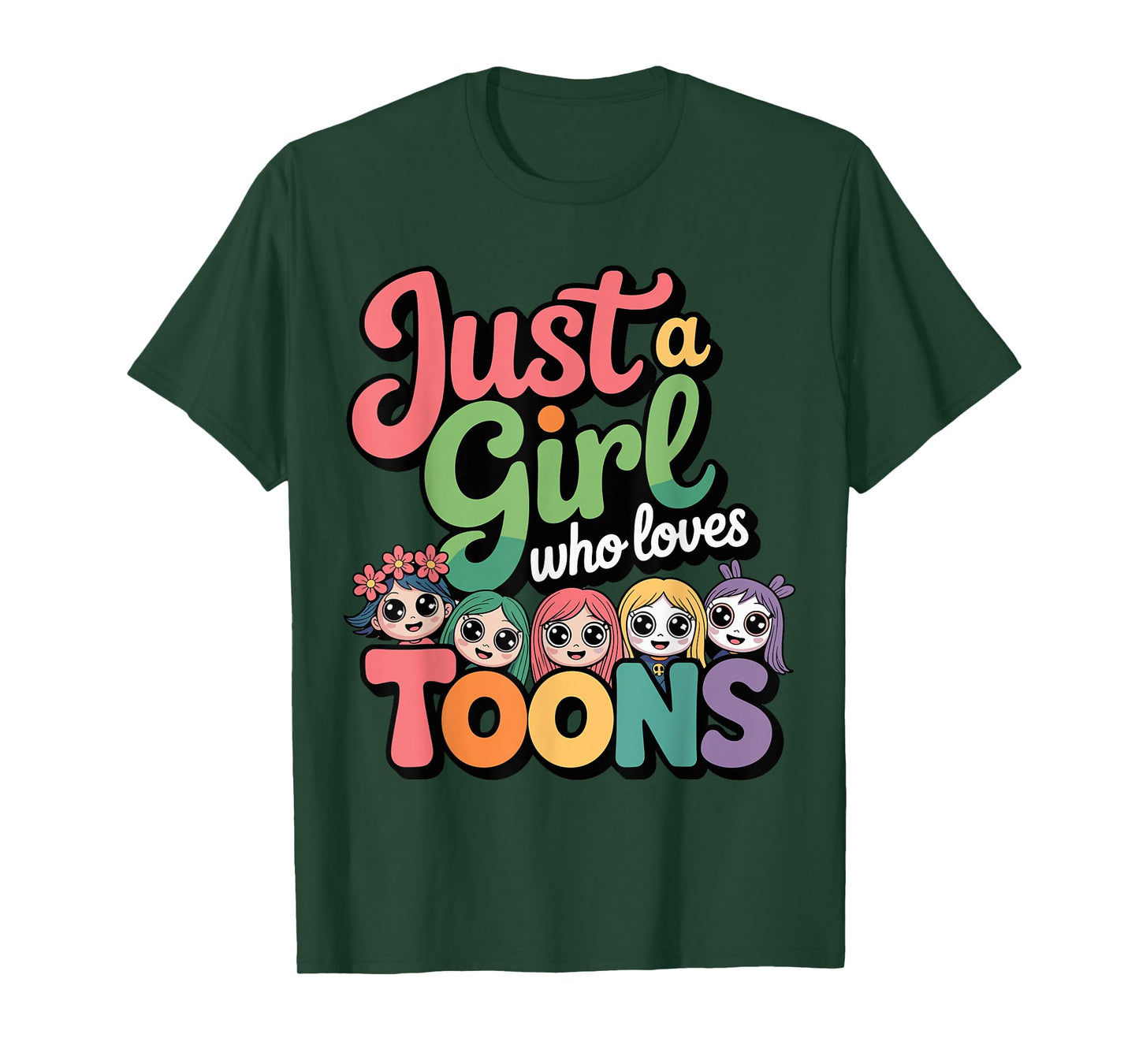 Dandy's Girl Who loves Toons - Funny birthday T-Shirt