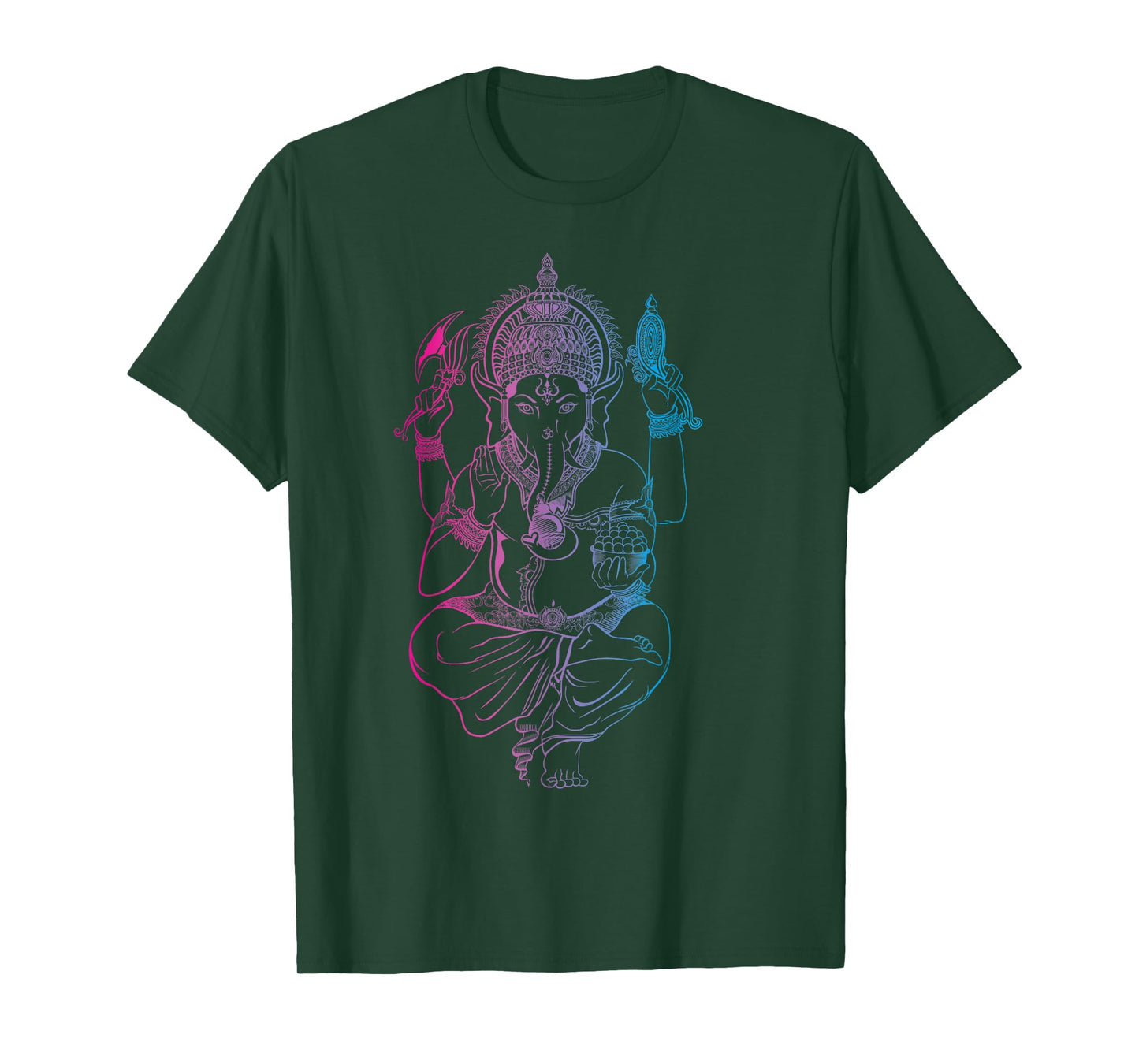 Ganesh Symbol Yoga Hindu Men Women Meditation T-Shirt