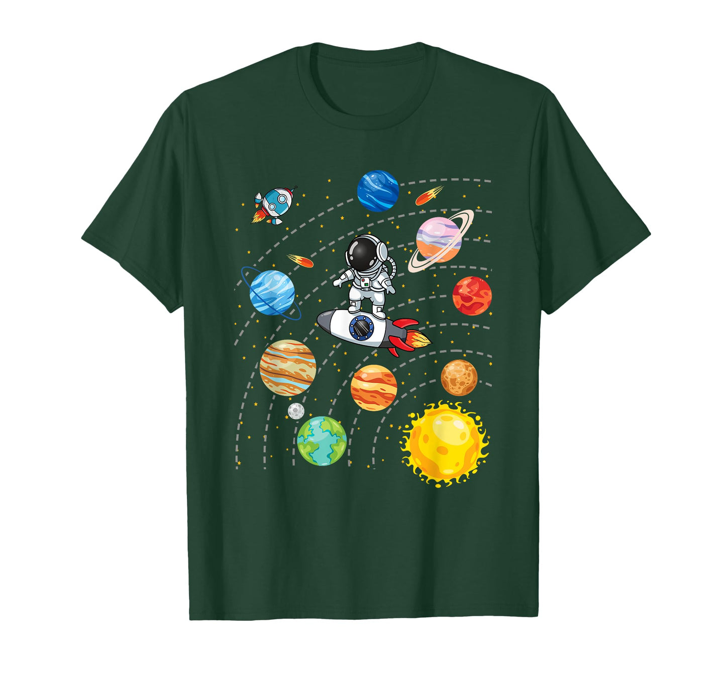 Solar System Planets Science Space Astronaut Universe Galaxy T-Shirt