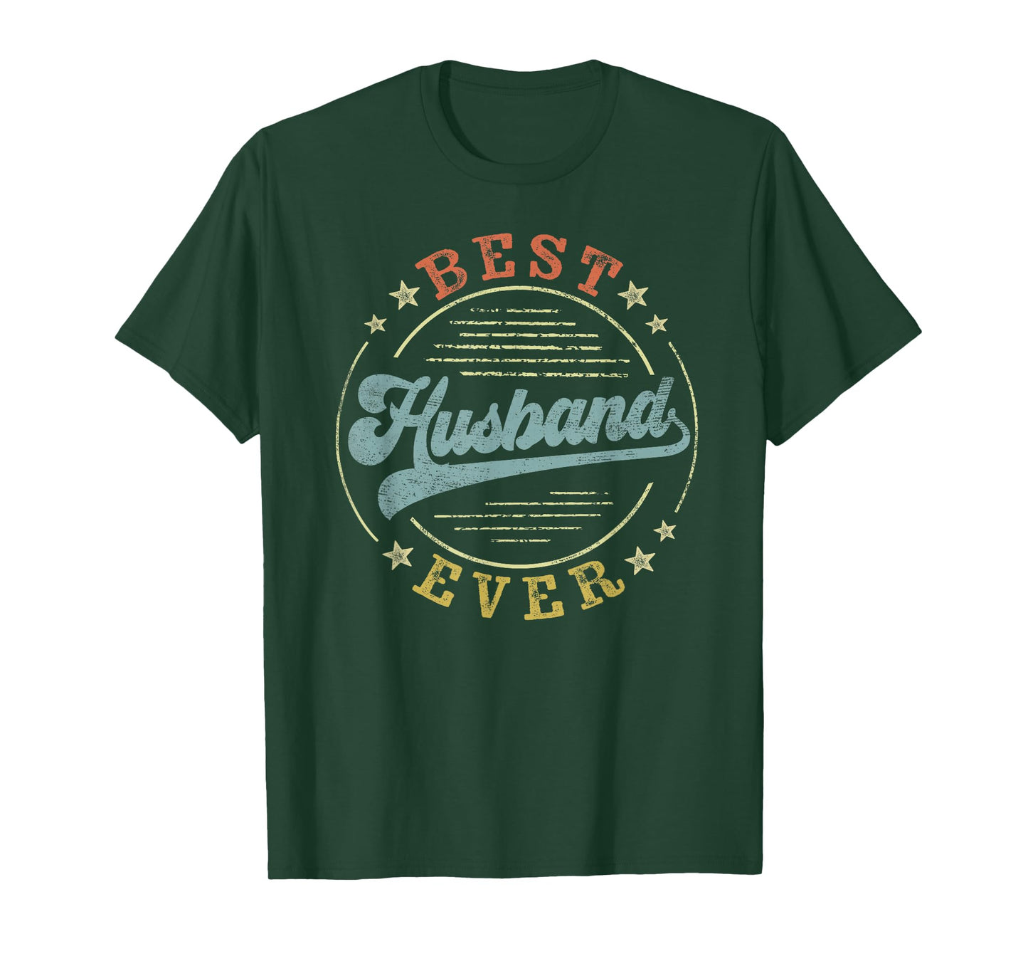 Best Husband Ever Father's Day Husband Gifts Vintage Emblem T-Shirt