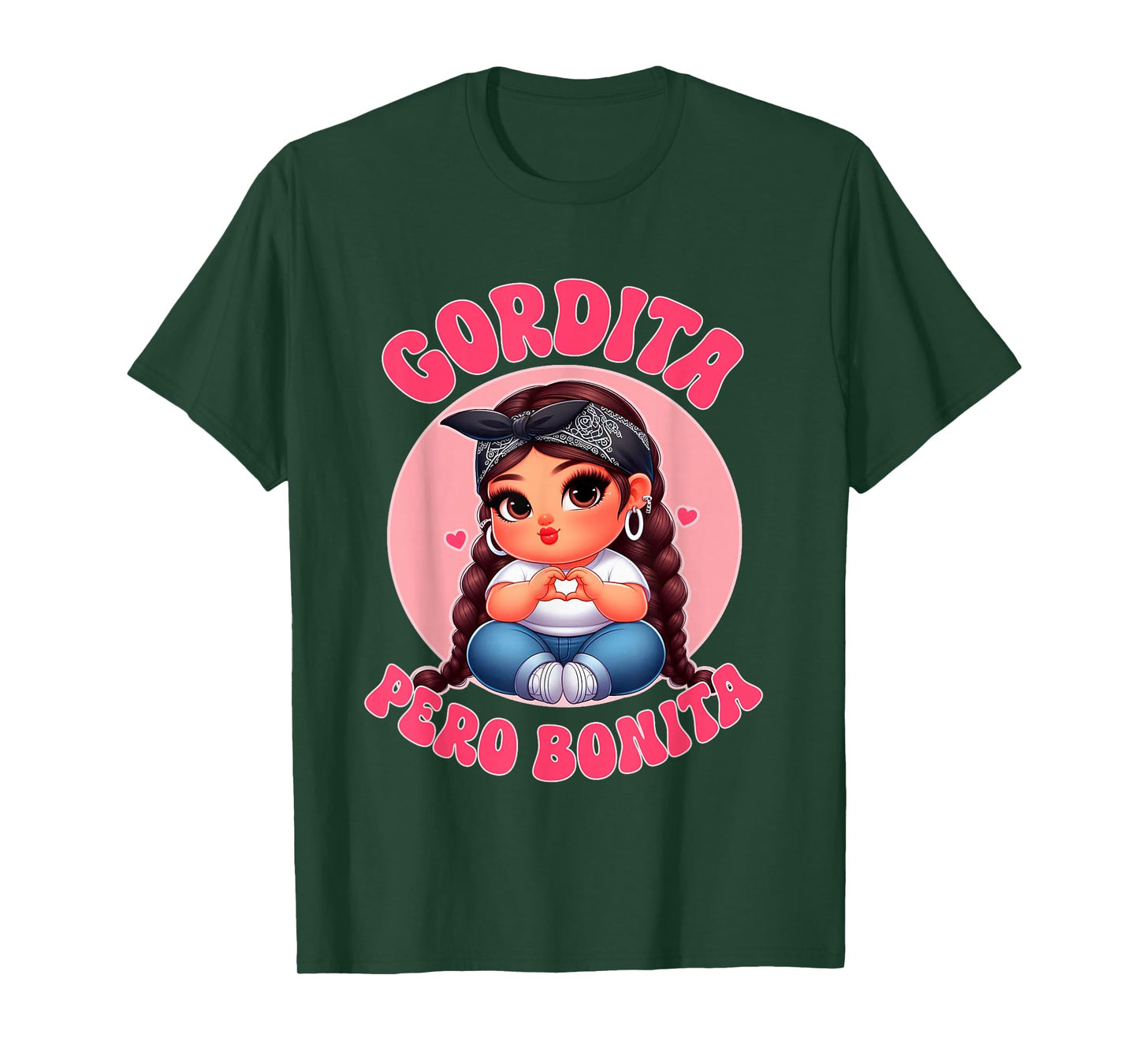 Gordita Pero Bonita- Latina Chingona Mujer Chicana-Chula T-Shirt
