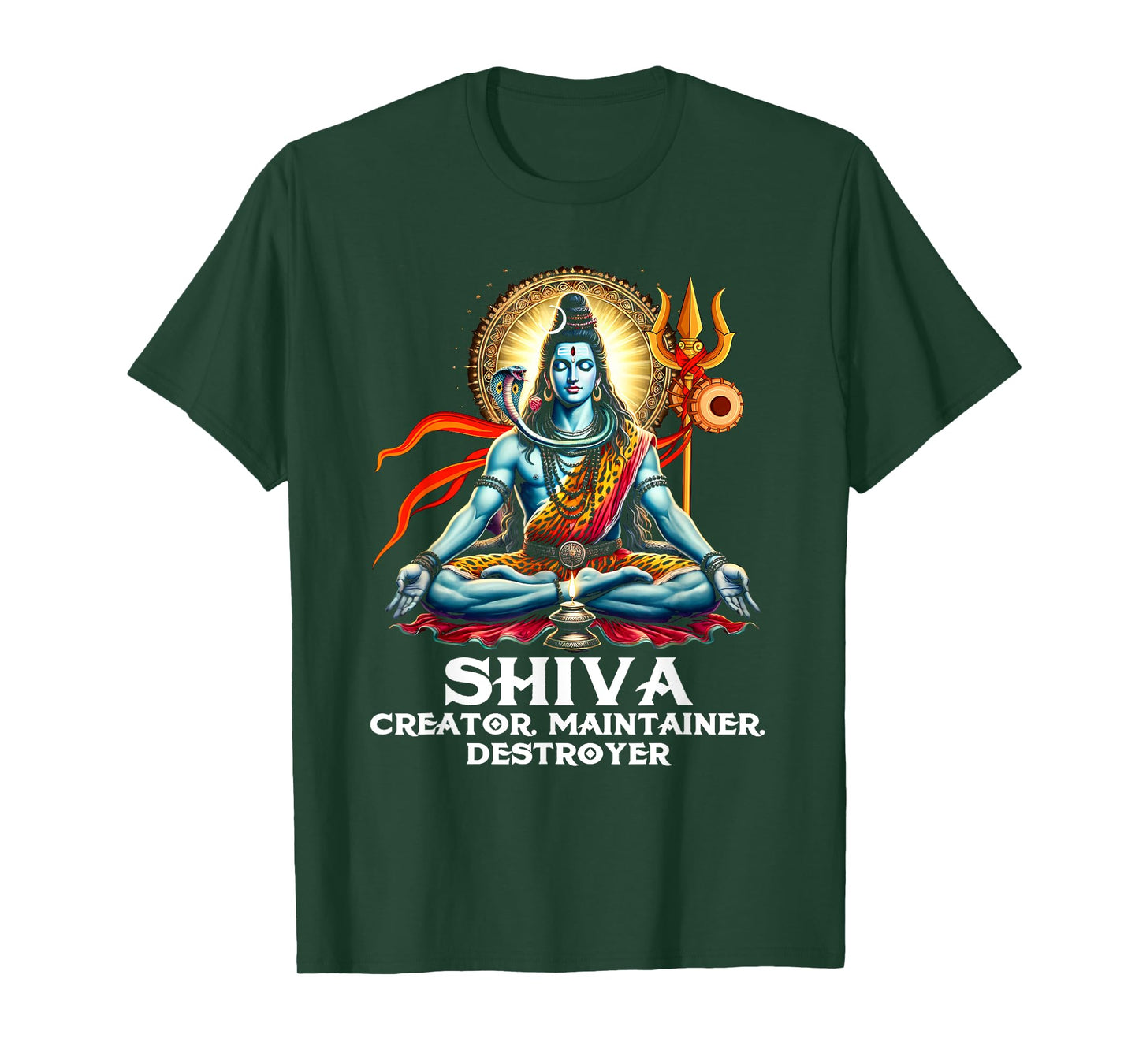 Shiva Hindu God Spiritual Shiva Creator Maintainer Destroyer T-Shirt