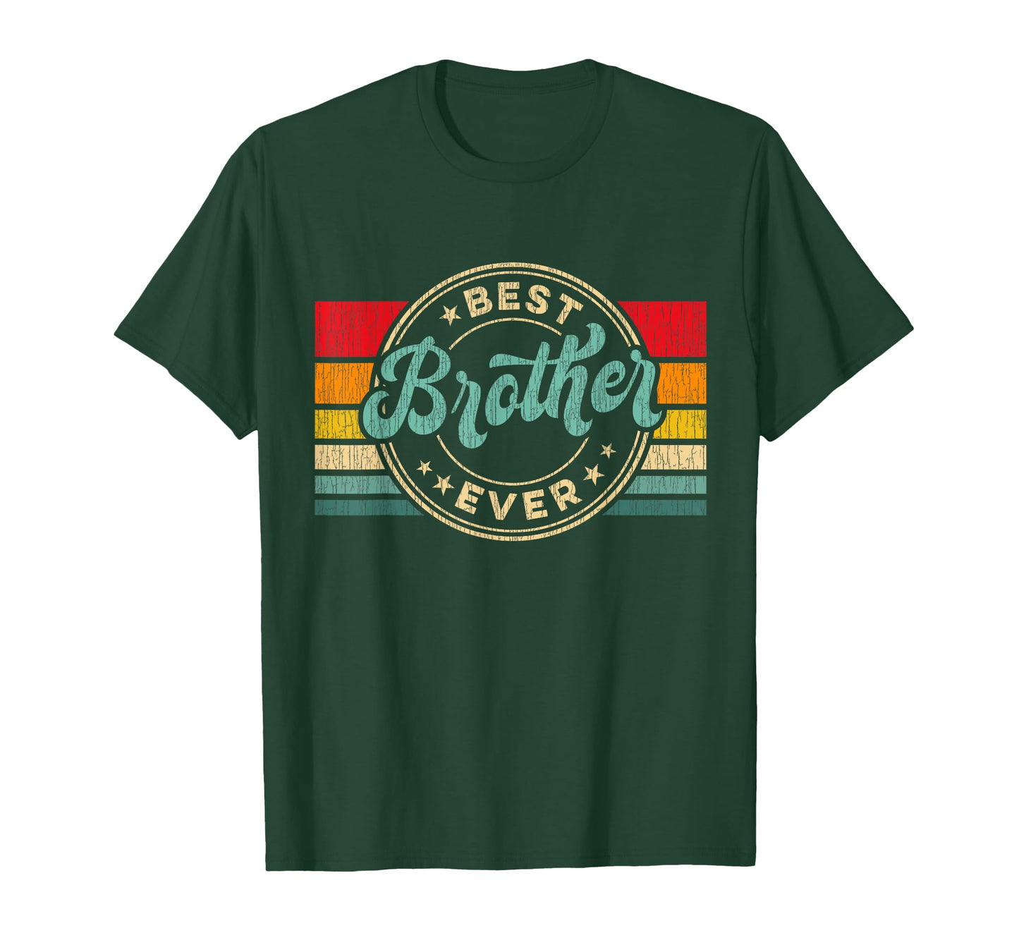 Best Brother Ever Vintage Retro Brother Gift Idea T-Shirt