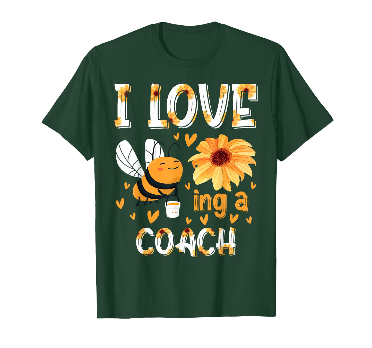 I Love Being Coach Beekeeper Proud Teacher Appreciation T-Shirt
