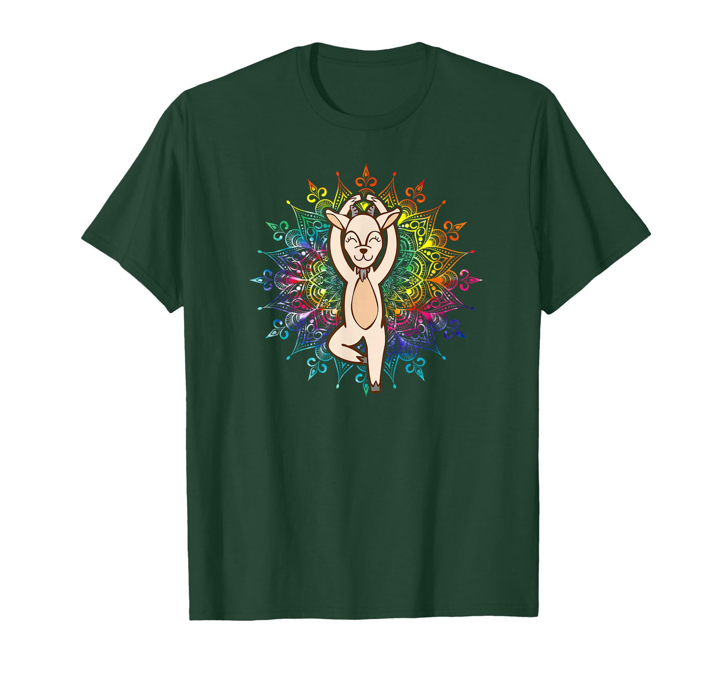 Goat Girl Lover & Farmer HD0 Black Unisex-Adults T-Shirt