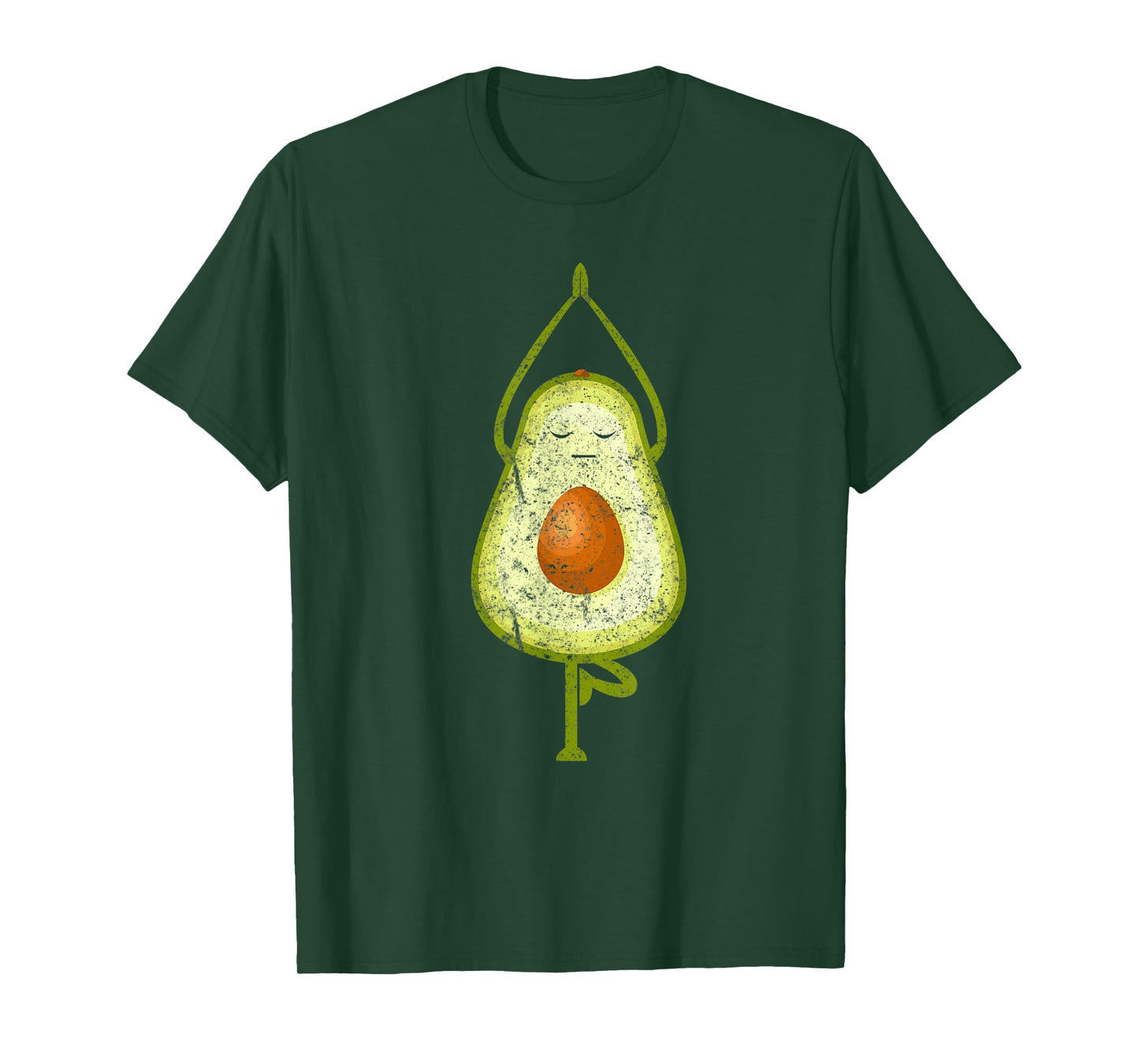 Yoga Avocado Funny Vegan Yoga Master Cute Avocado Lovers T-Shirt