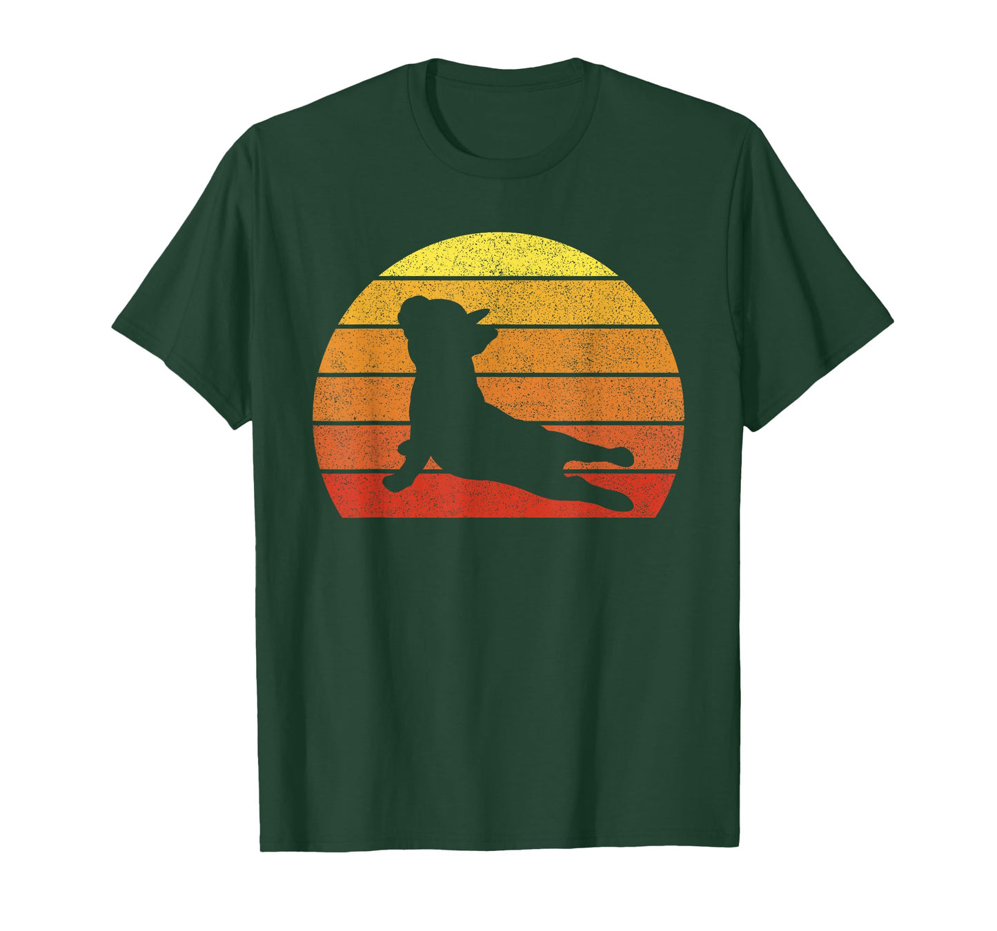 Retro Vintage French Bulldog Shirt Yoga Funny French Bulldog T-Shirt