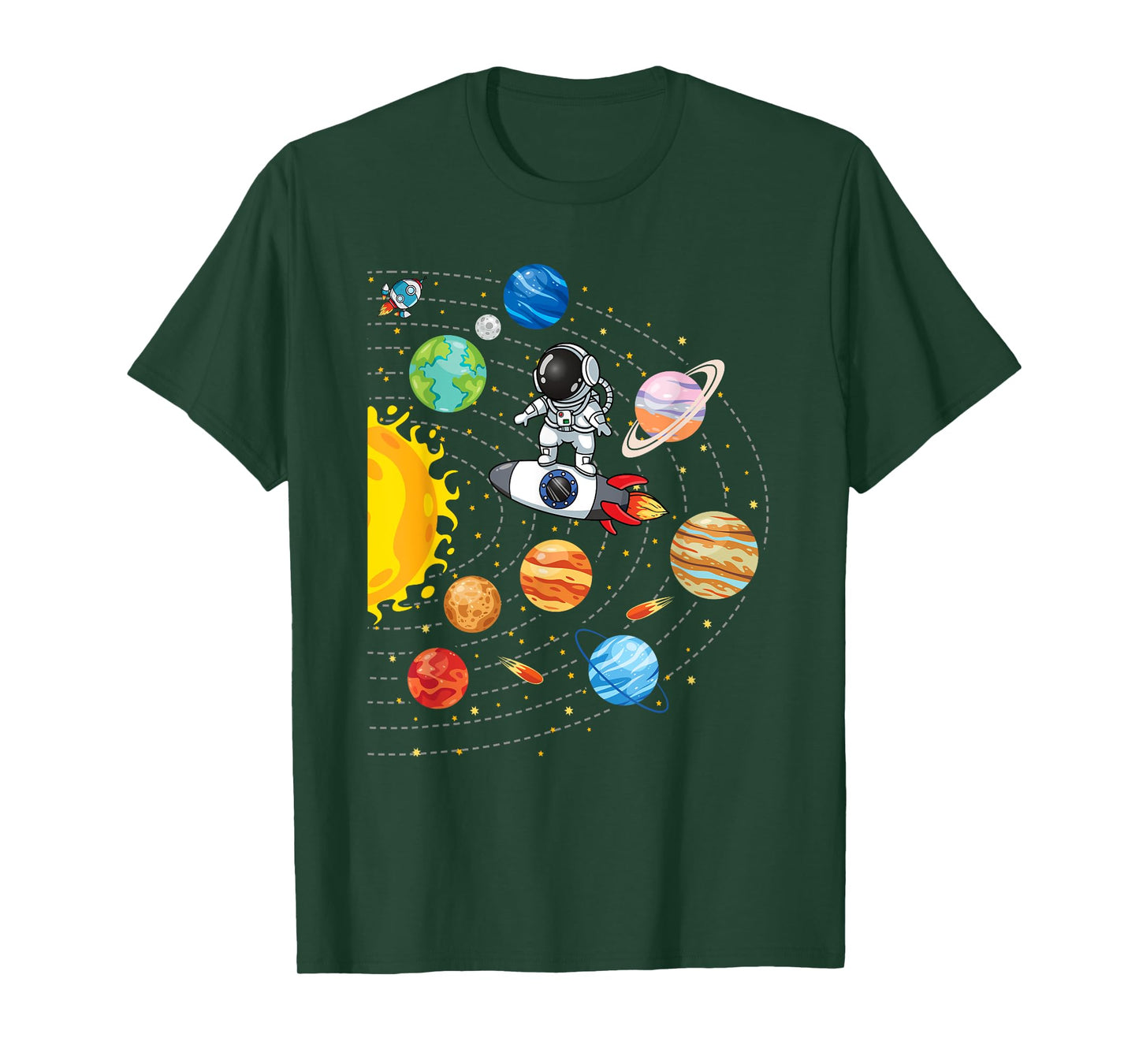 Solar System Planets Science Space Astronaut Universe Galaxy T-Shirt