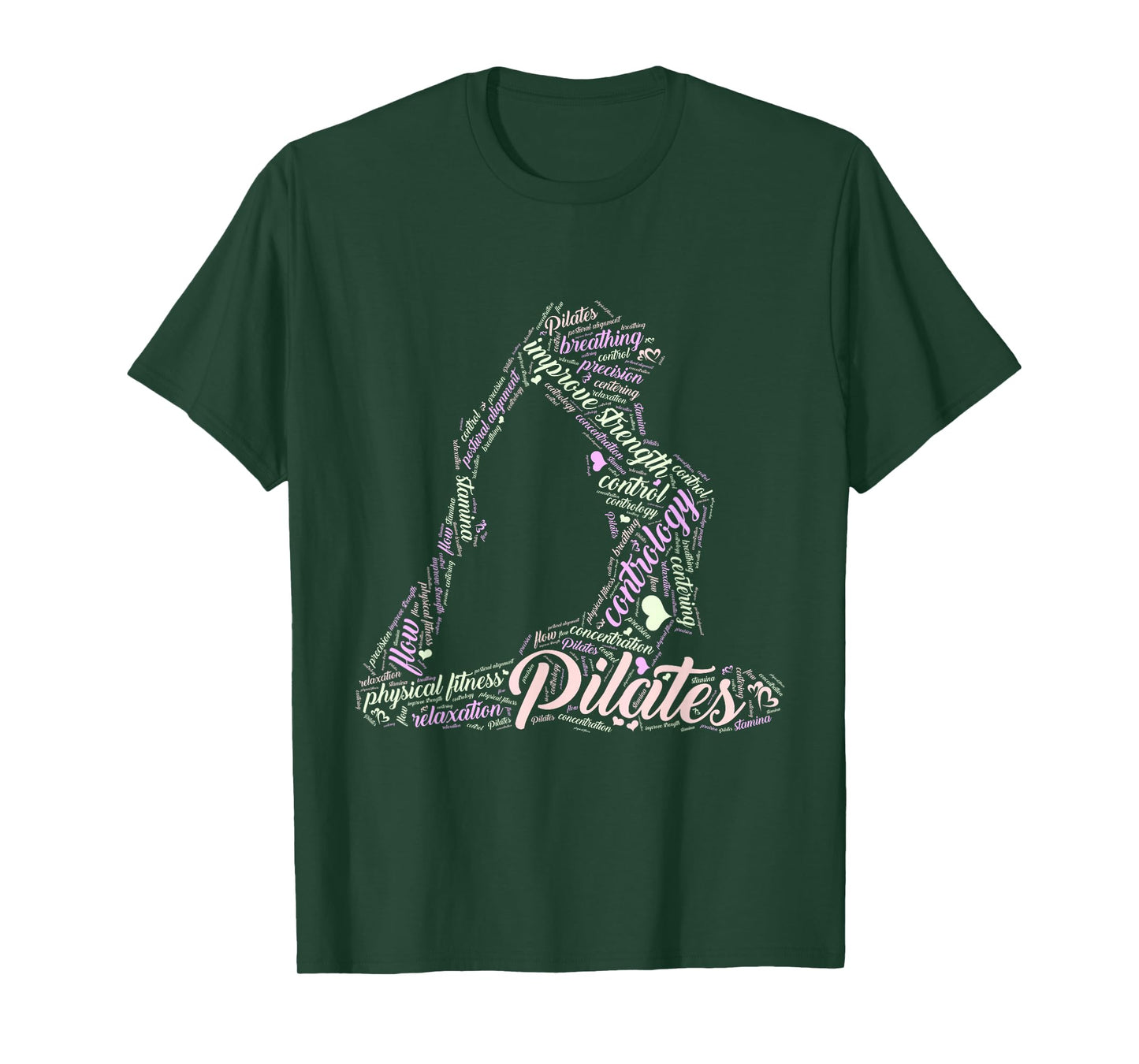 Pilates Wordcloud B T-Shirt