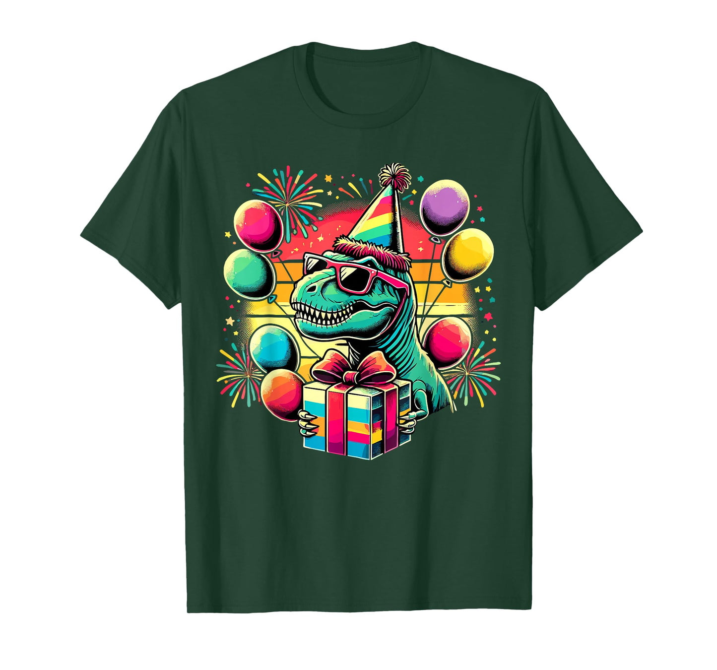 Dinosaur Birthday Party T-Rex Dinosaur T-Shirt