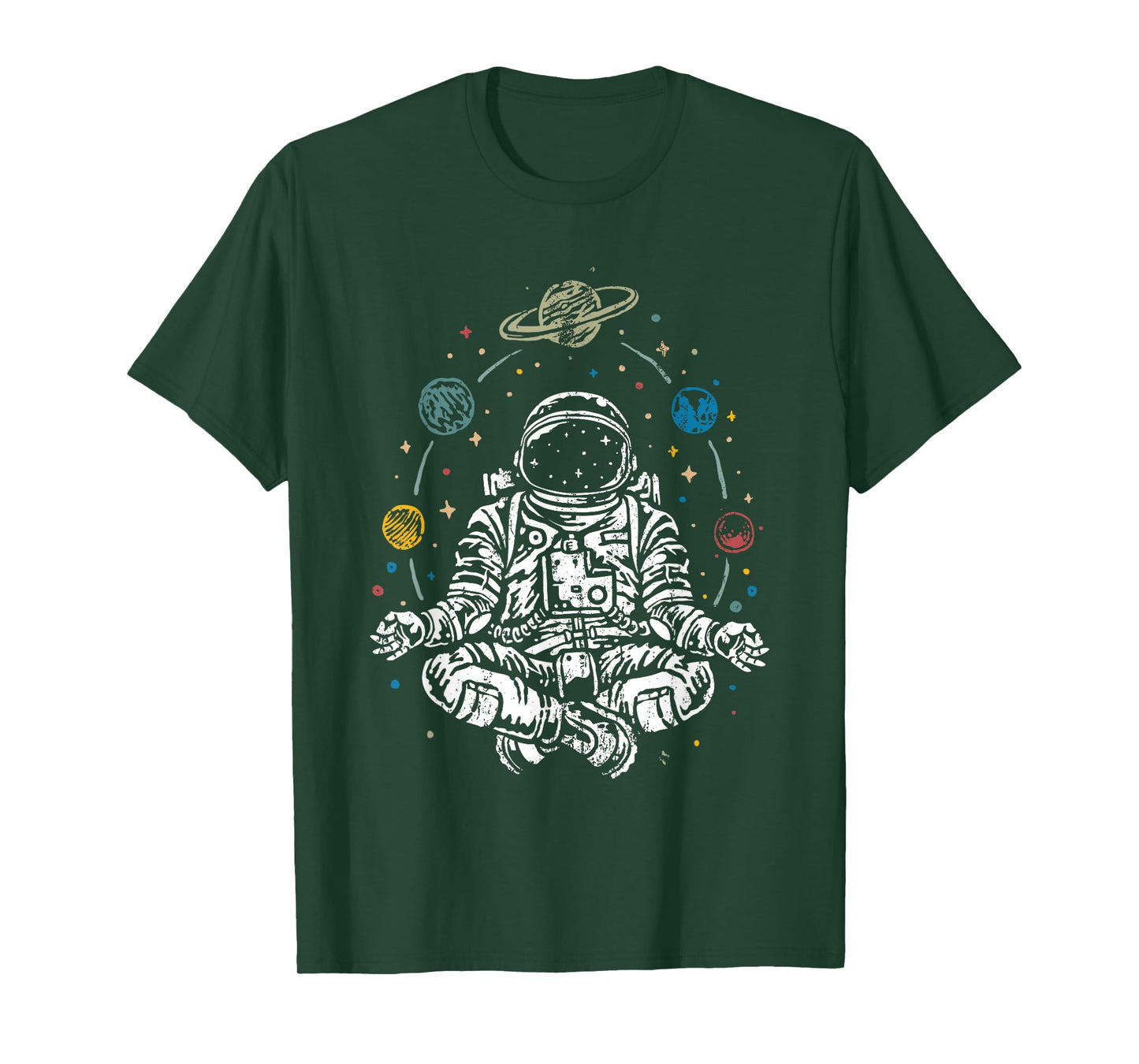 Namaste Planet Outer Space Cosmonaut Yoga Gift Astronaut T-Shirt