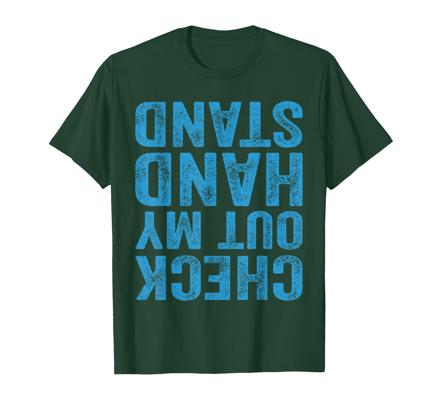 Check Out My Handstand Gymnast Yoga Funny Gymnastics T-Shirt