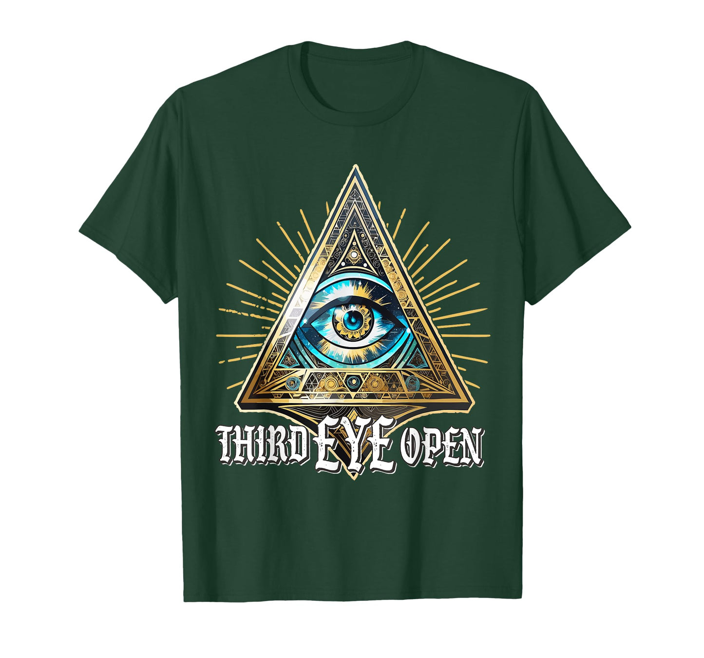 Spiritual Mystical Gaze - Streetwear All Seeing Third Eye T-Shirt