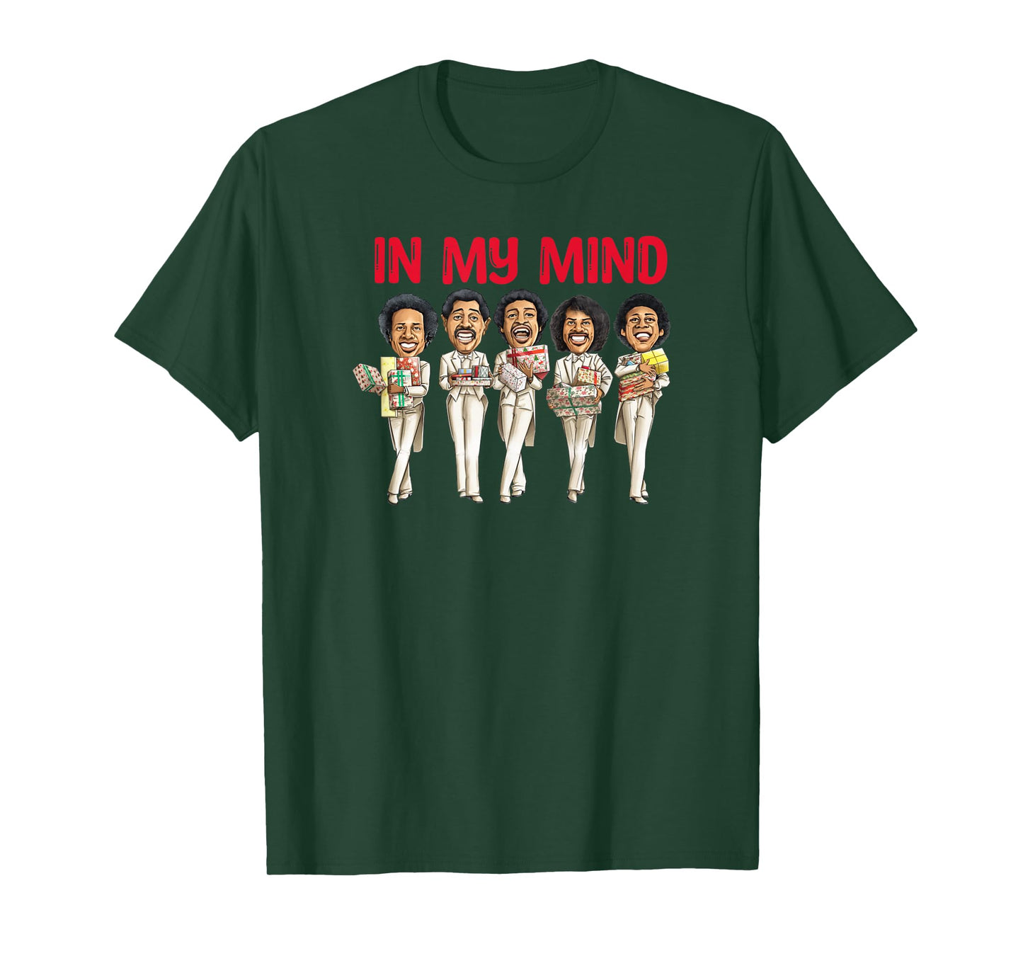 Funny Christmas Temptations in my mind silent night T-Shirt