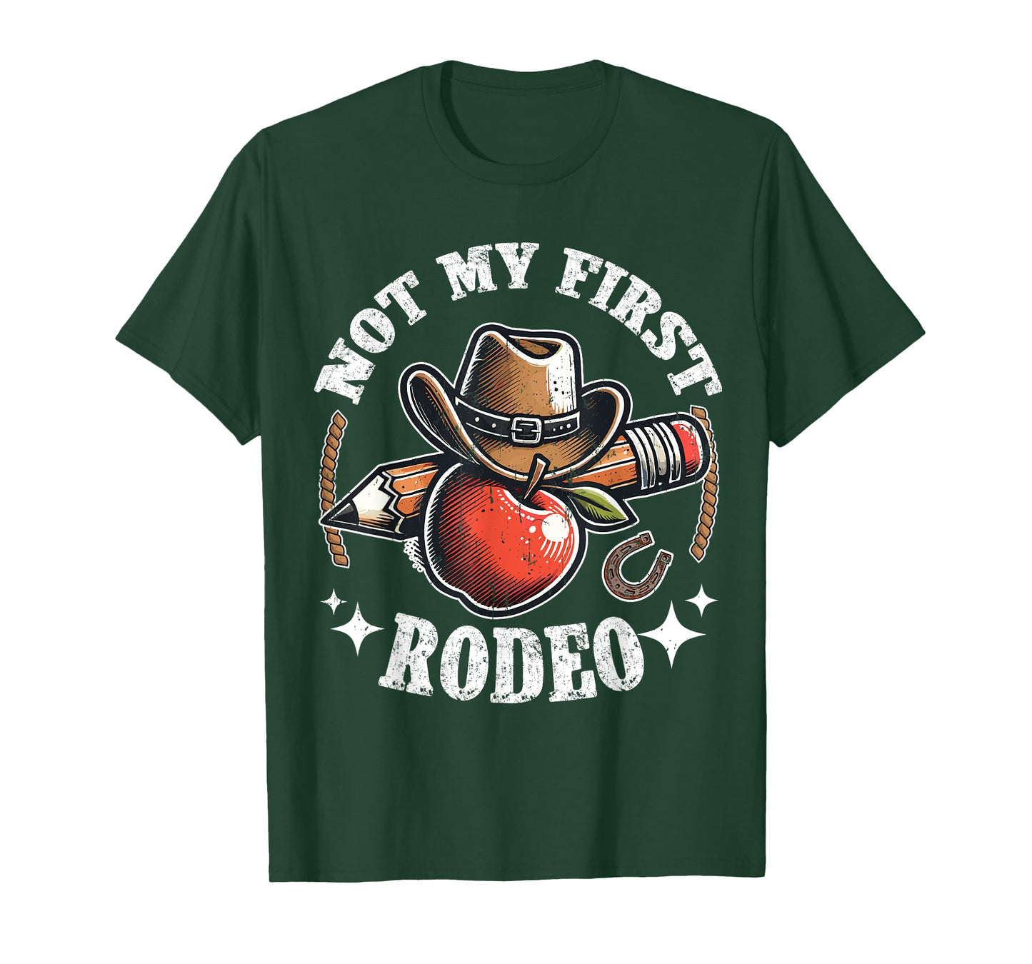 Not My First Rodeo Back to School Teacher T-Shirt