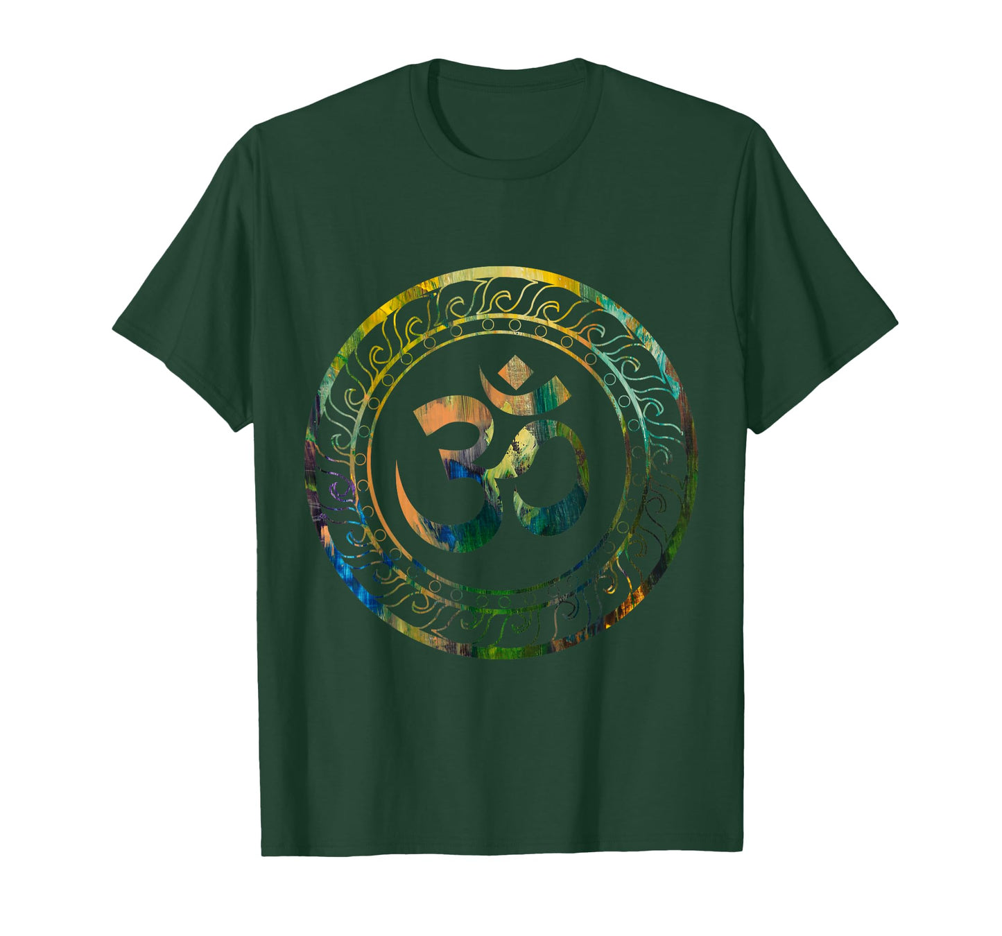 Zen Gift Ideas Om Ohm Aum Buddhism Symbol Yoga Sanskrit Unisex-Adults Black Short Sleeve Classic Fit T-Shirt