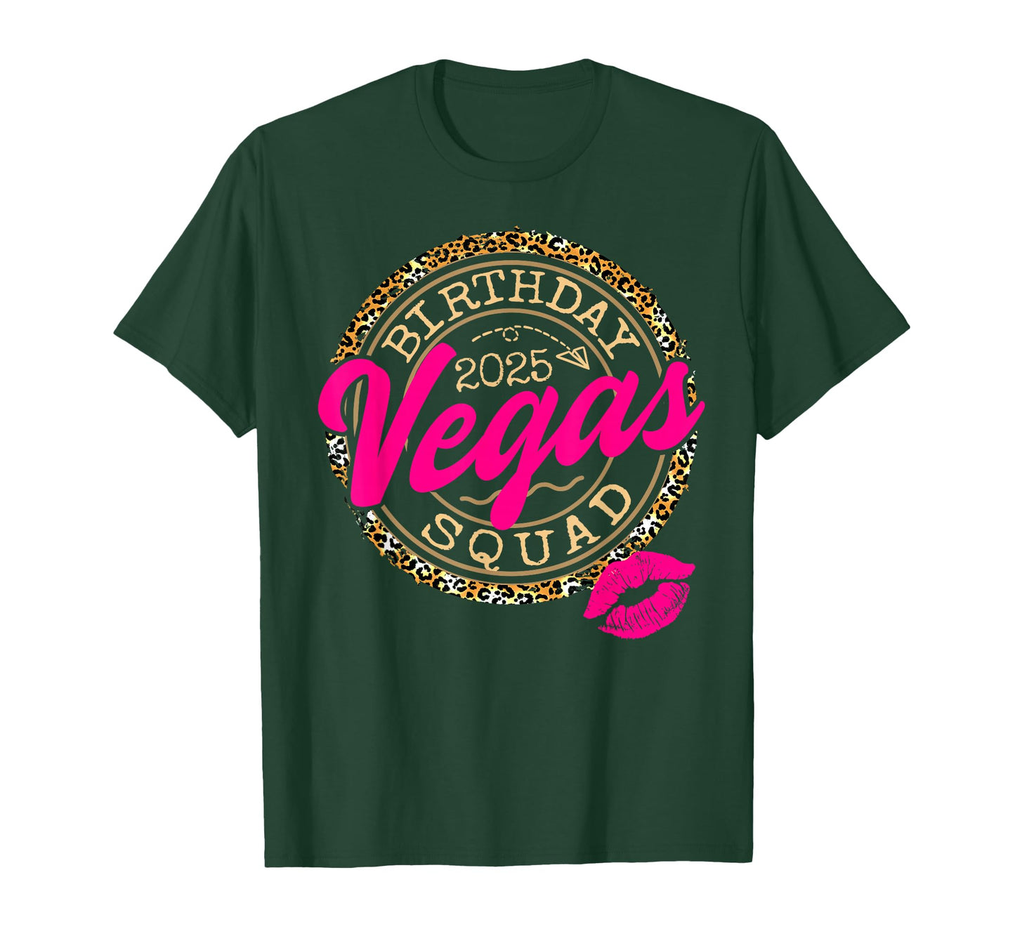 Las Vegas Girls Trip 2025 Shirts Crew Vegas Birthday Squad T-Shirt