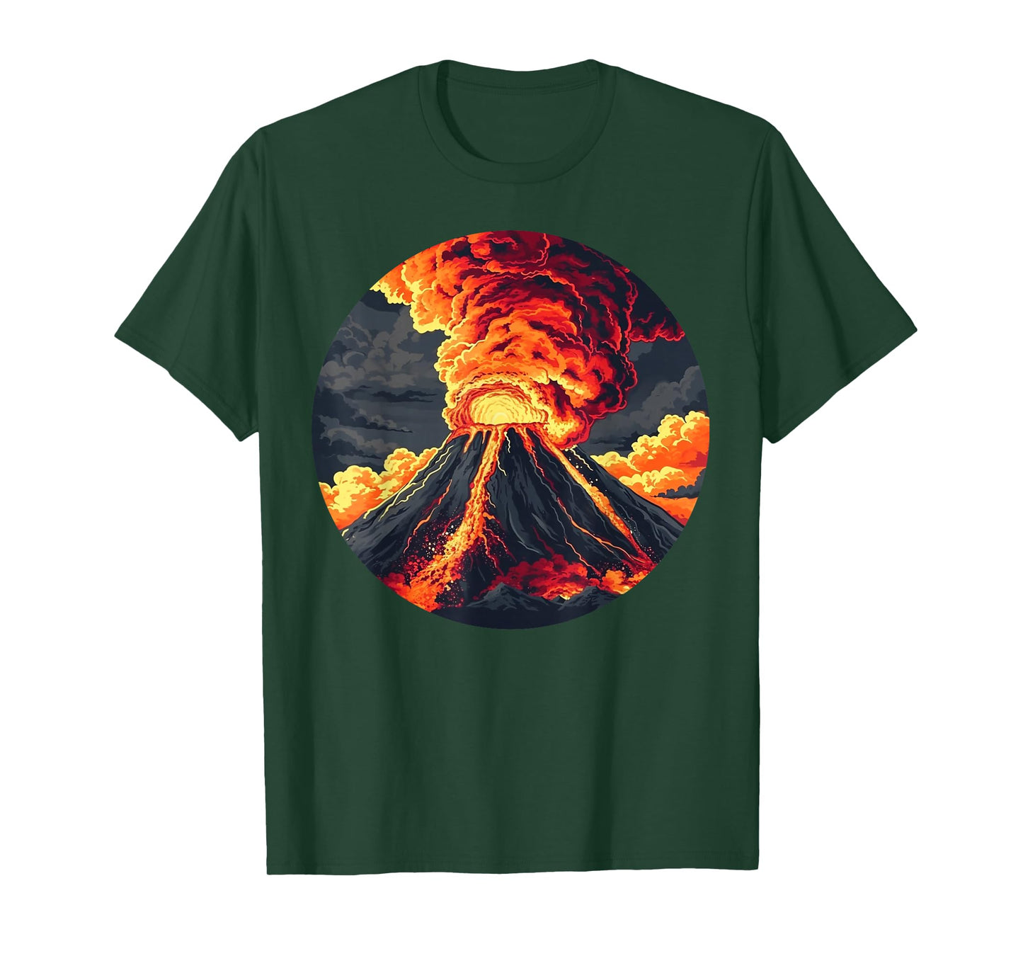 Cool erupting volcano costume for boys and girls T-Shirt
