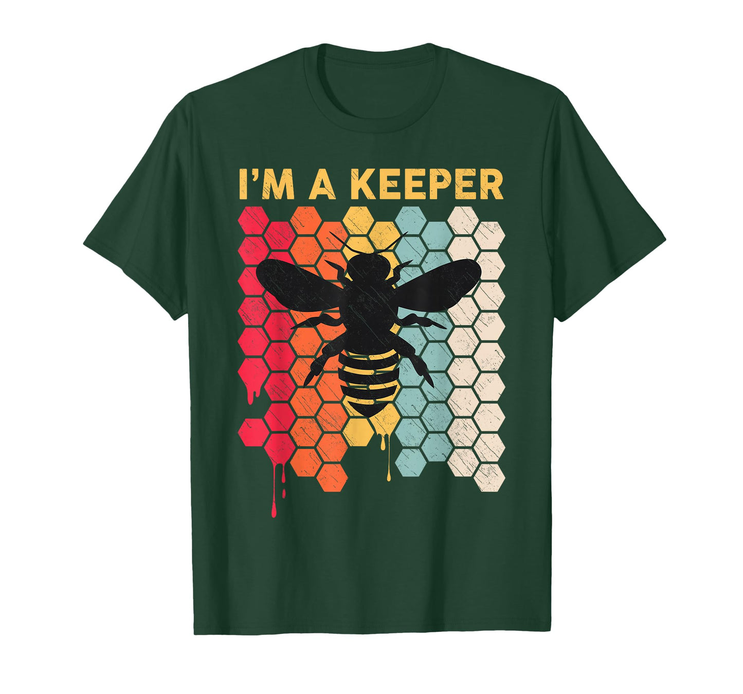 Men Bee-Shirt Funny Honey Beekeeping Gift I'm A Bee Keeper T-Shirt