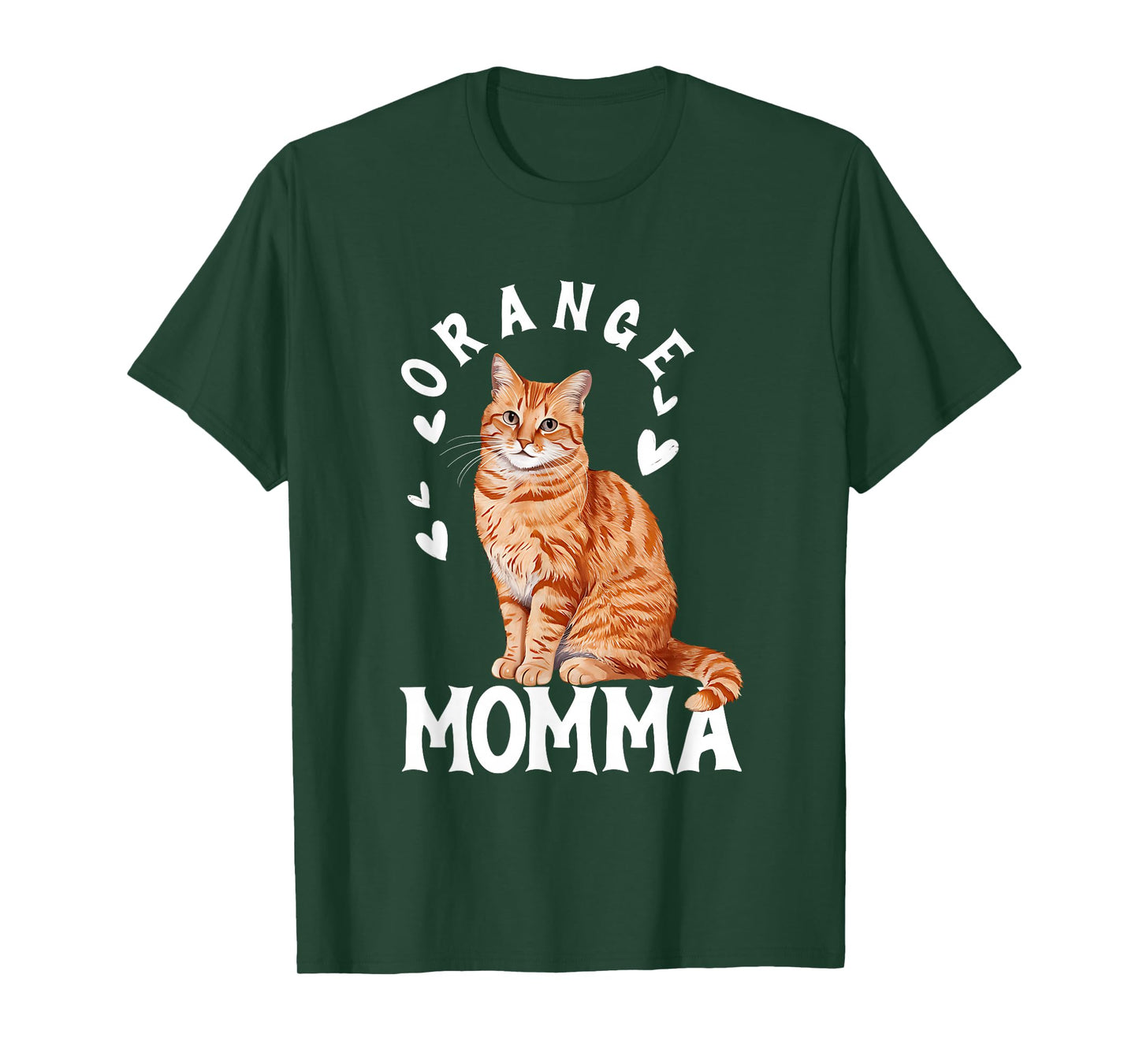 Tabby Cat Orange Cat Mom Orange Momma Pet Owner Lover T-Shirt