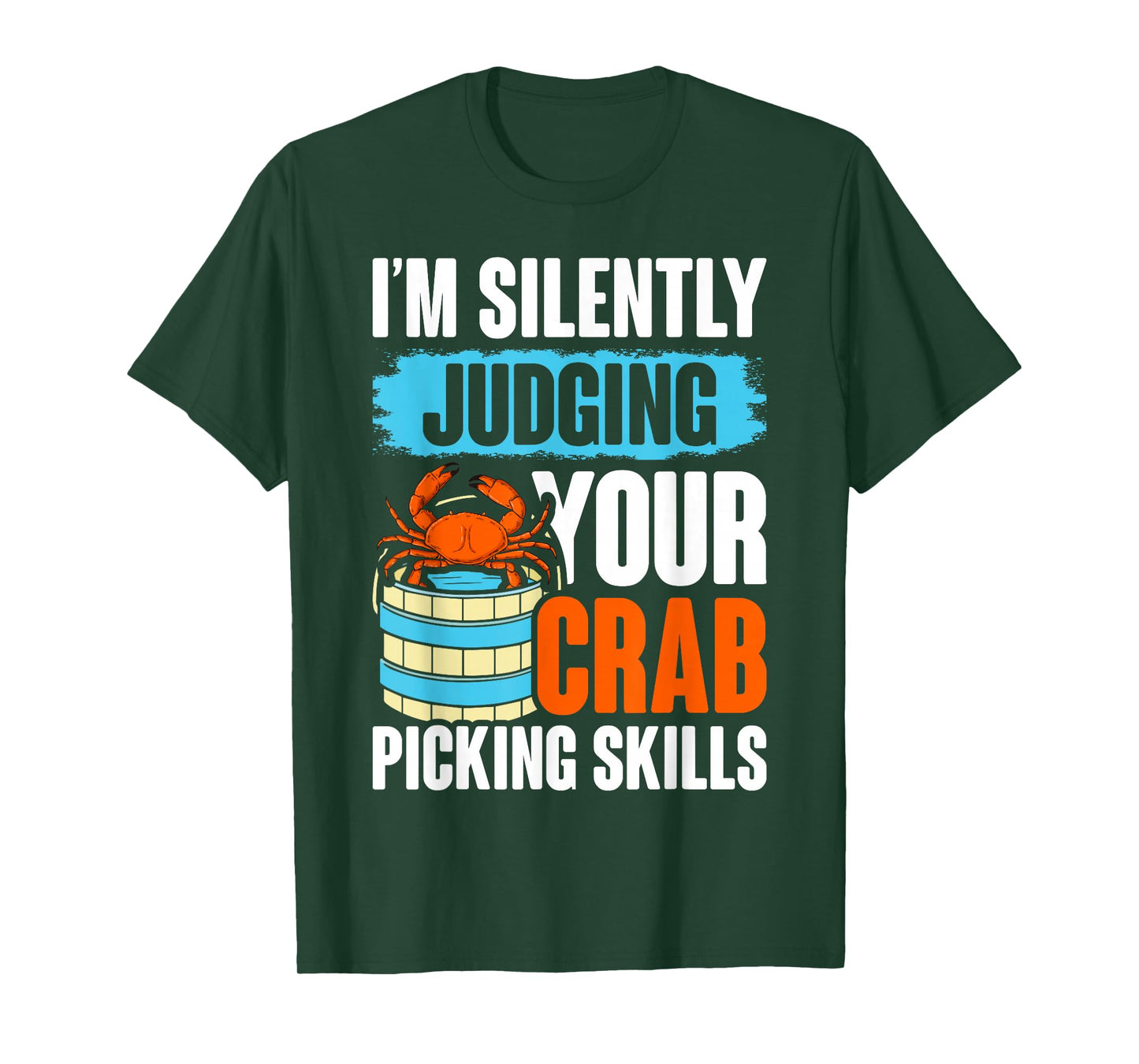 Funny Blue Crab Feast Chesapeake Bay Maryland Crabbing Men T-Shirt