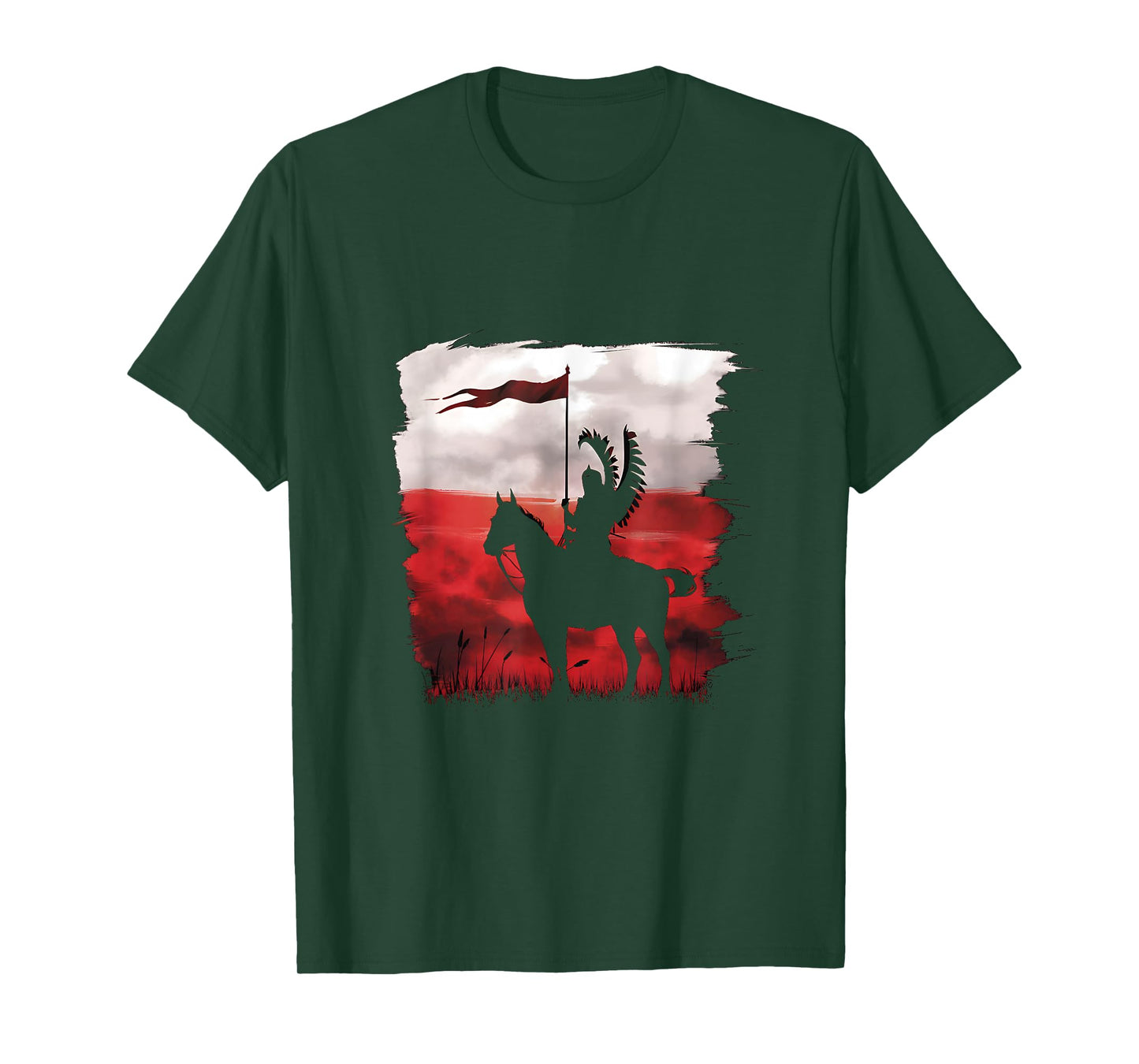 Polish national day Hussar Husaria Polska Poland Flag T-Shirt