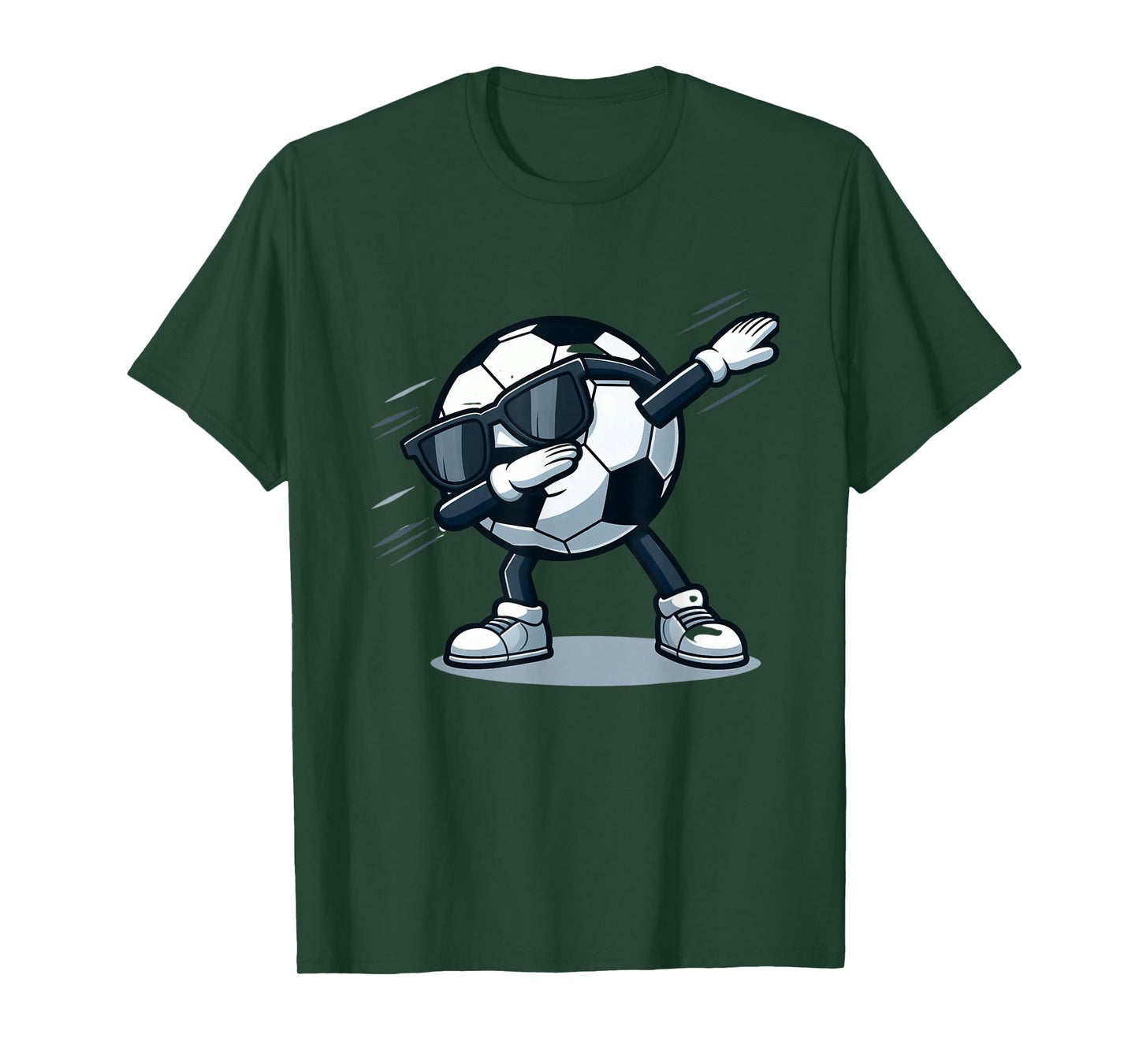 Dabbing Soccer Ball Shirt Funny Boys Men Women Sports Player T-Shirt