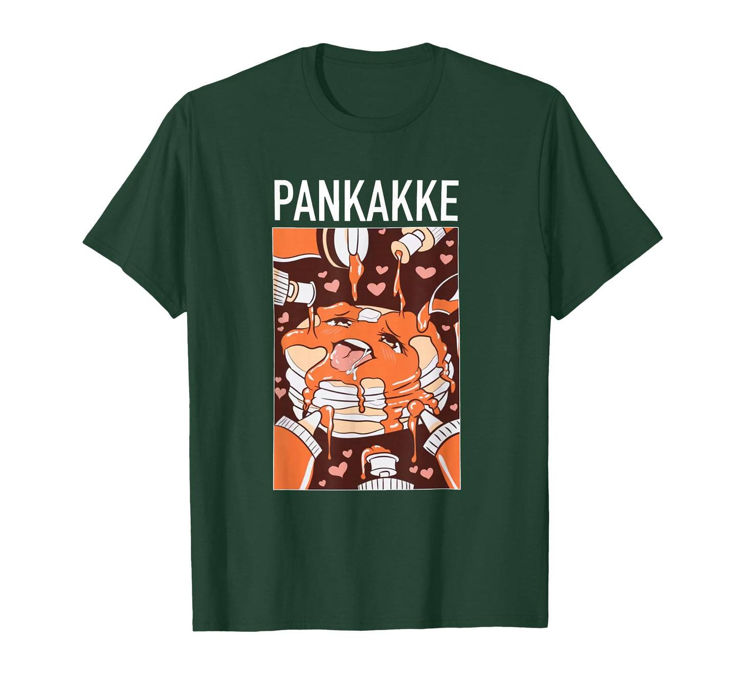 PANKAKKE Anime Funny Pancake Cute Anime, Foodie Lovers T-Shirt