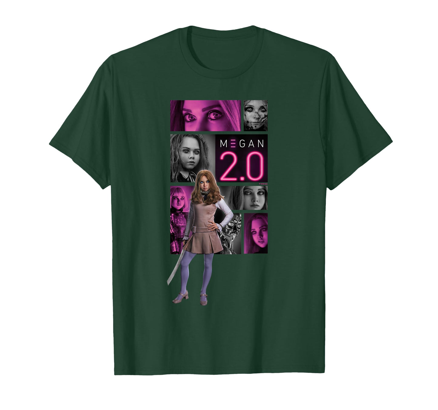 M3GAN 2.0 Killer Collage T-Shirt