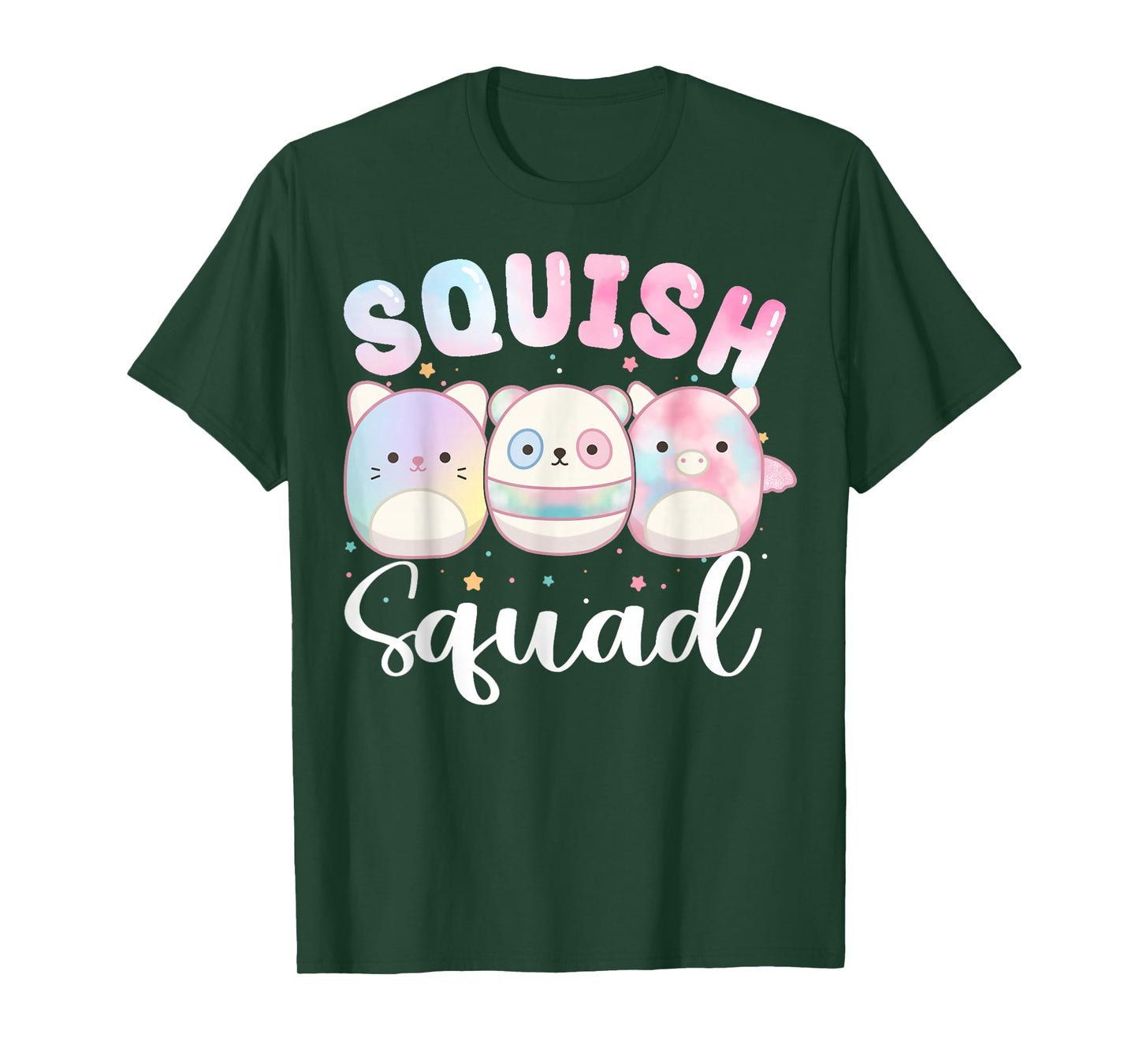 Squish Squad Birthday Shirt For Girls Kids Toddlers T-Shirt