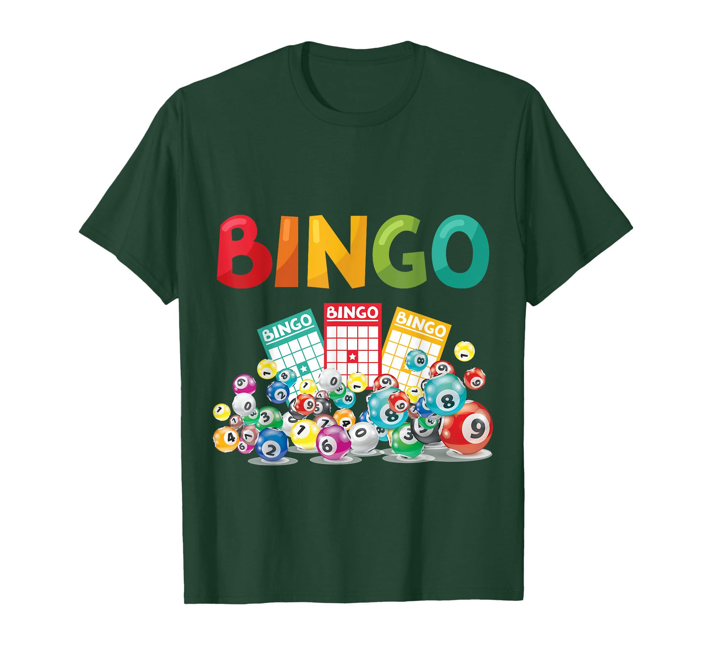 Bingo - Bingo Cards, Lucky Number Funny Fun T-Shirt