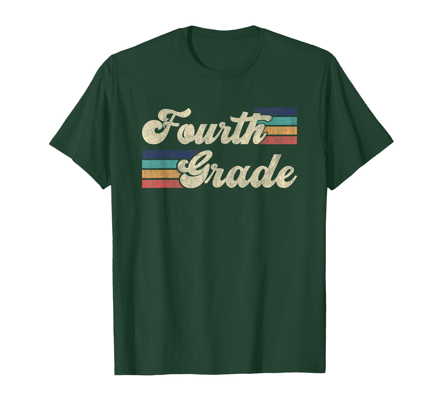 Retro Fourth Grade Shirt First Day Of School Teacher T-Shirt