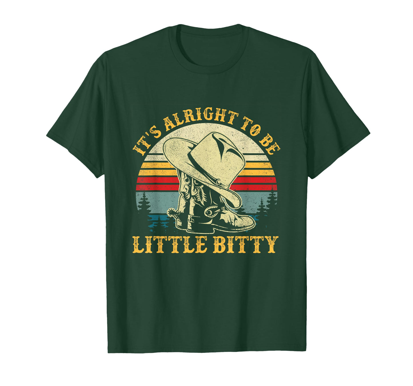 It’s Alright To Be Little Bitty Country Music Toddler T-Shirt