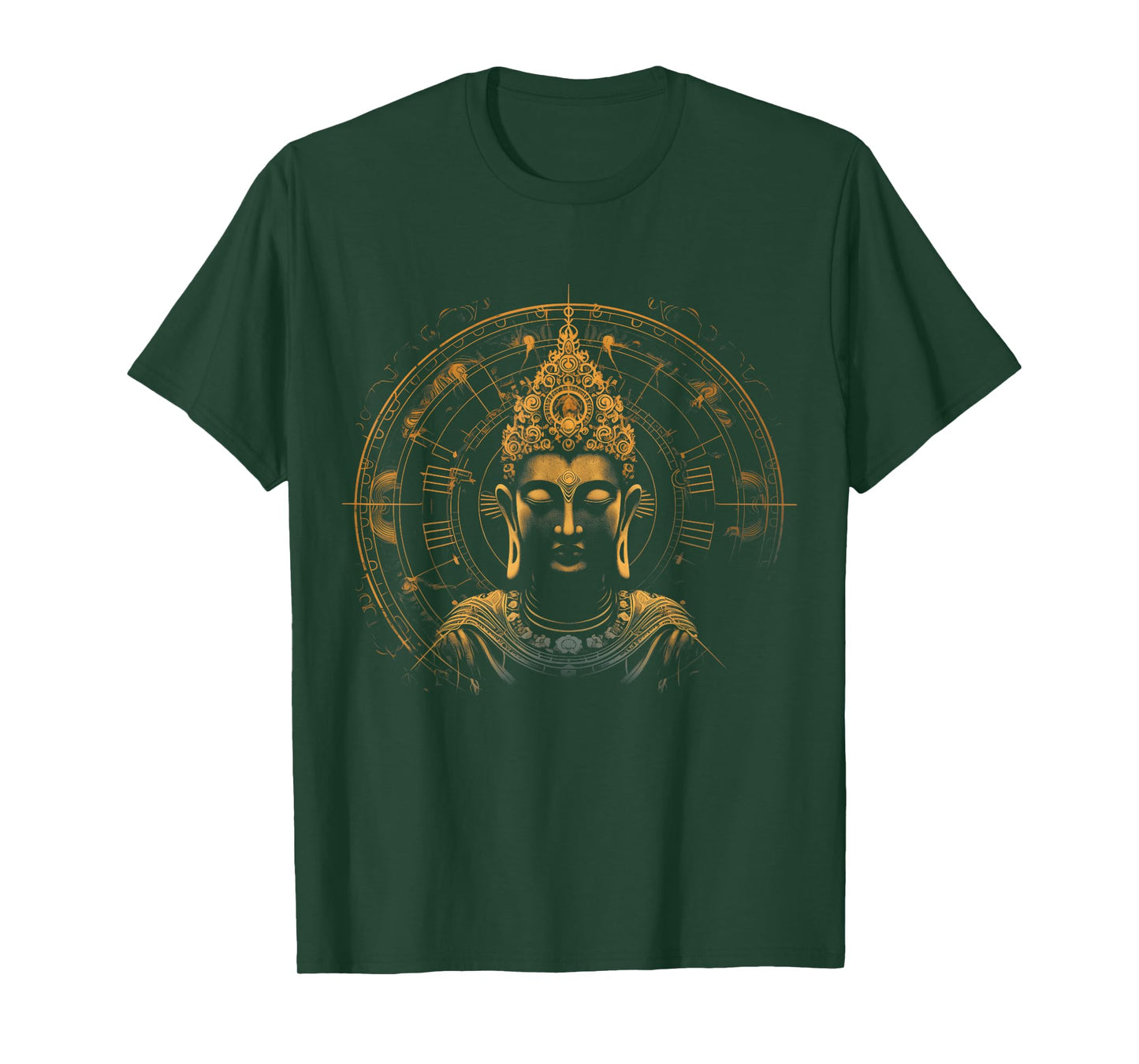 Buddha Mandala Buddhism Spiritual Yoga Yogi Zen Buddhist T-Shirt