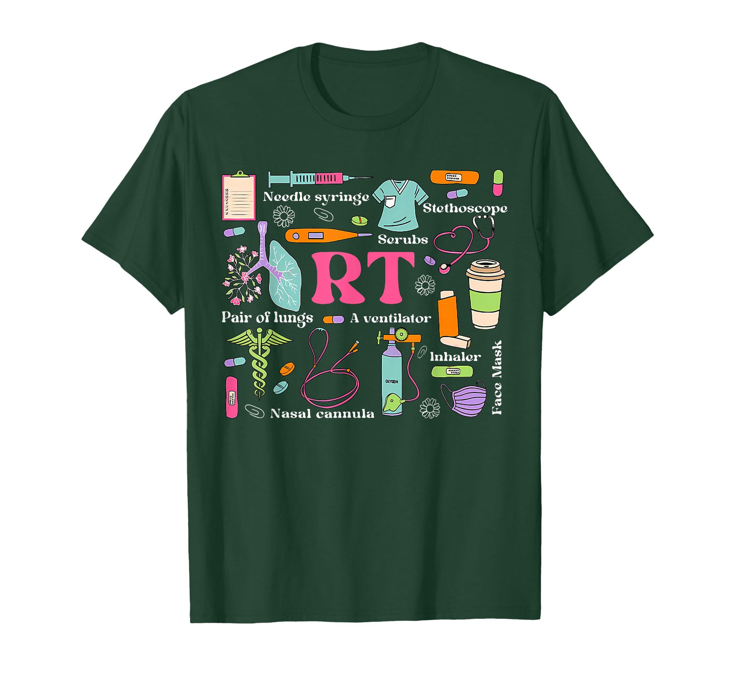 Respiratory Therapist Funny RT Care Respiratory Therapy T-Shirt