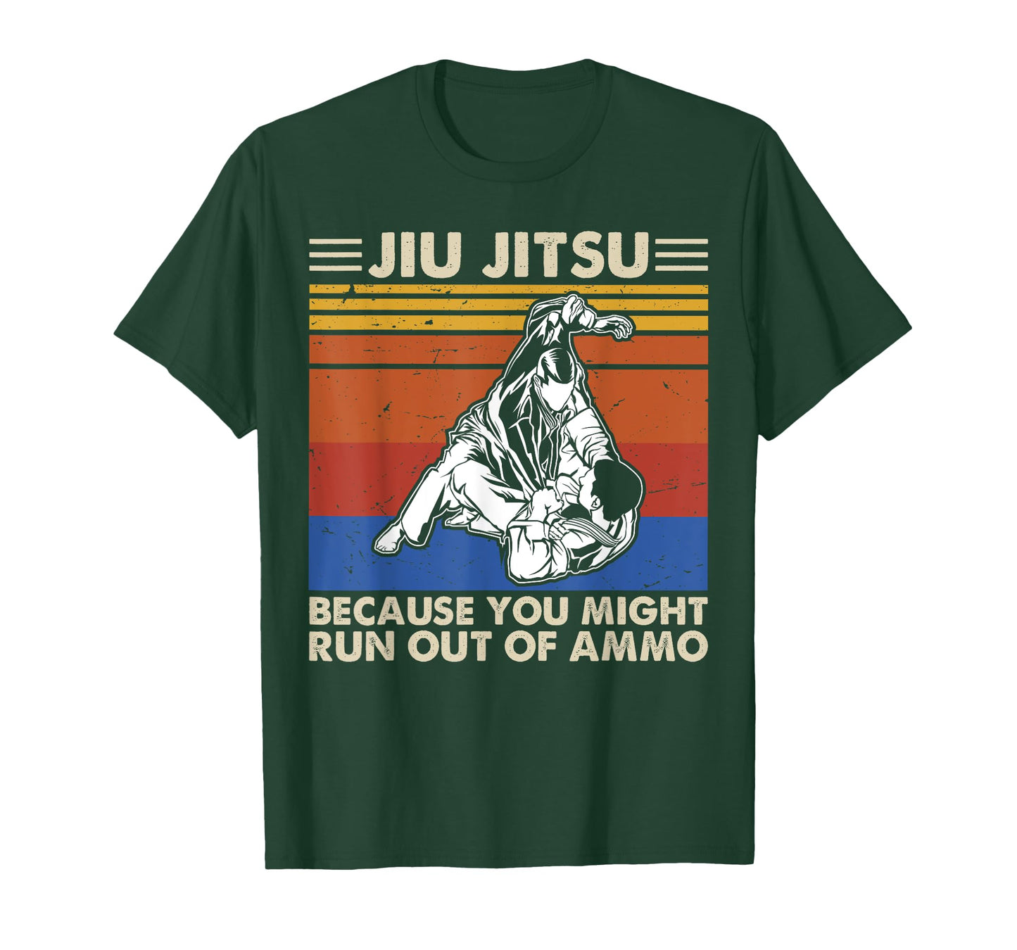Jiu Jitsu Because You Might Run Out of Ammo Vintage Shirt T-Shirt