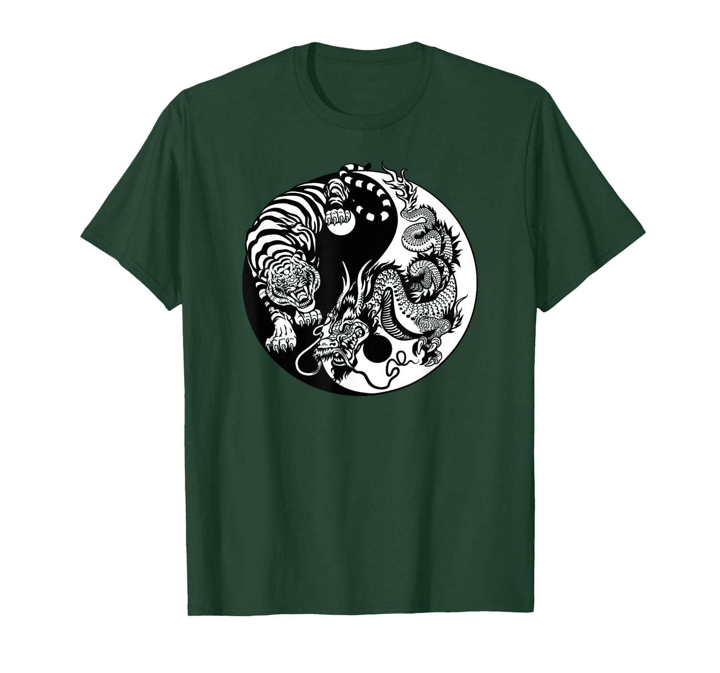 Yin Yang Dragon Tiger T-Shirt