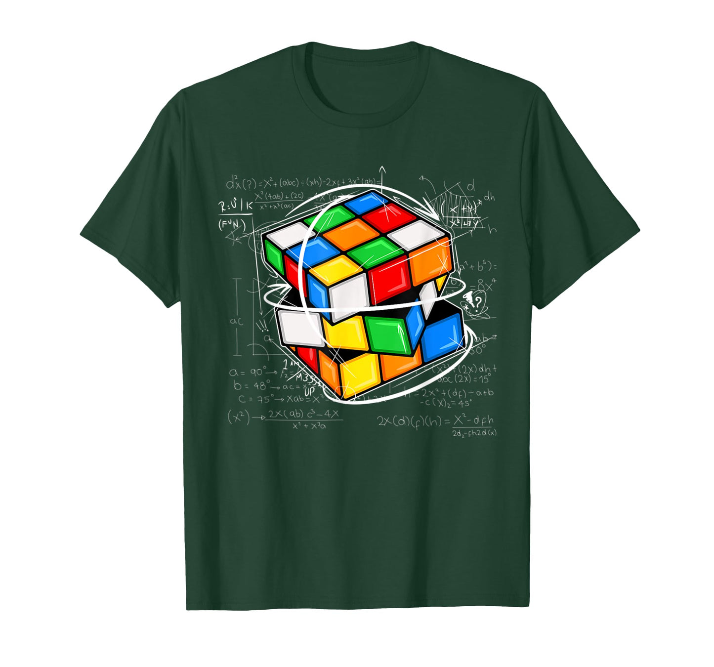Melting Cube Speed Cubing Vintage Puzzle Youth Math T-Shirt