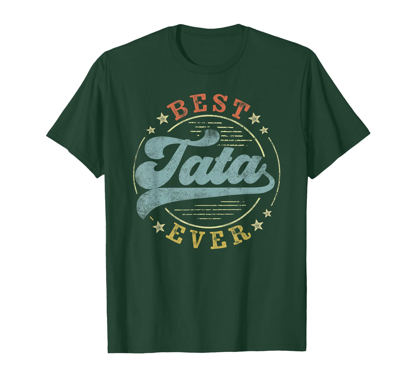 Best Tata Ever Father's Day Tata Gifts Vintage Emblem T-Shirt