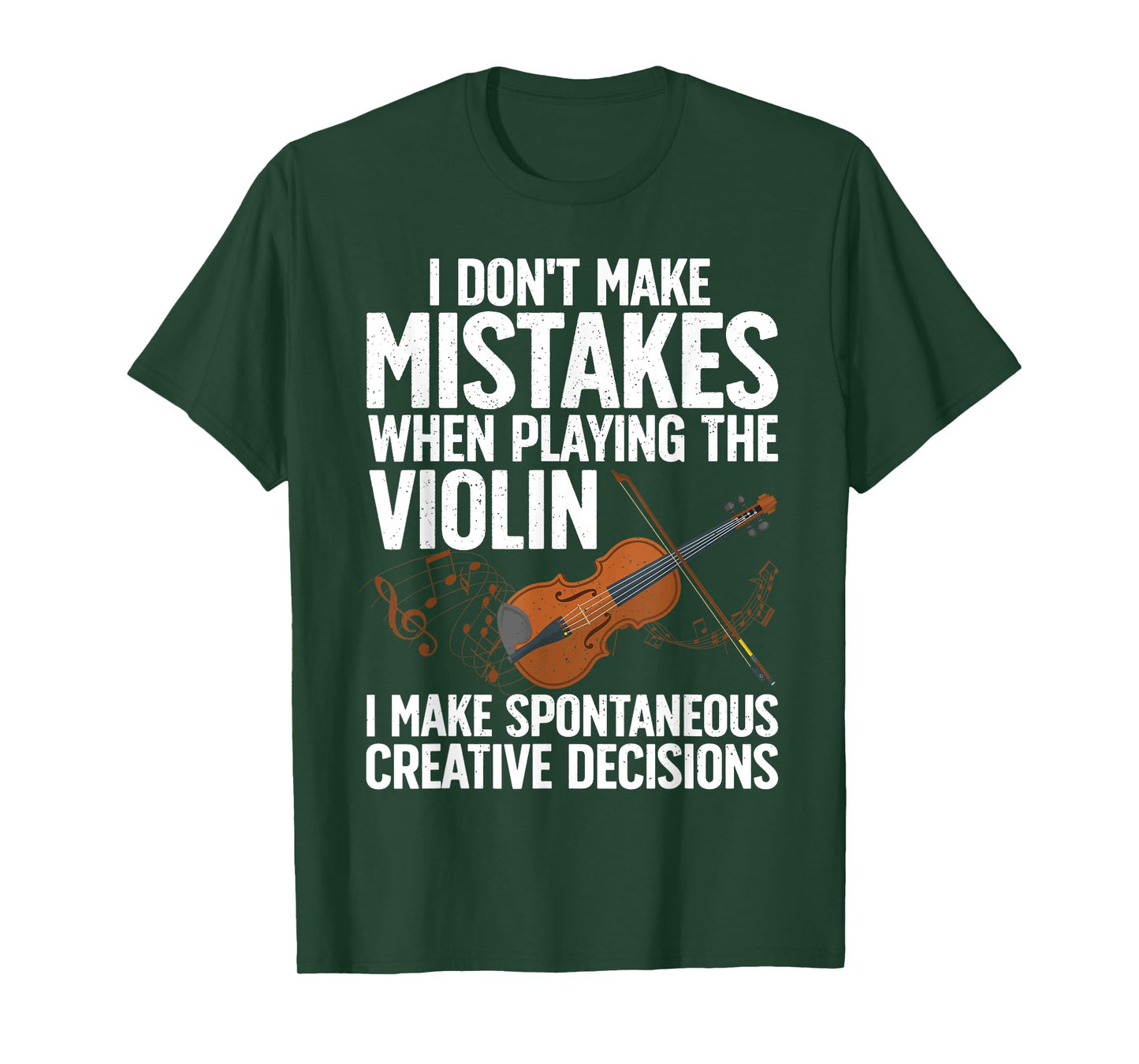 Funny Violin Design For Men Women Orchestra Violin Player T-Shirt