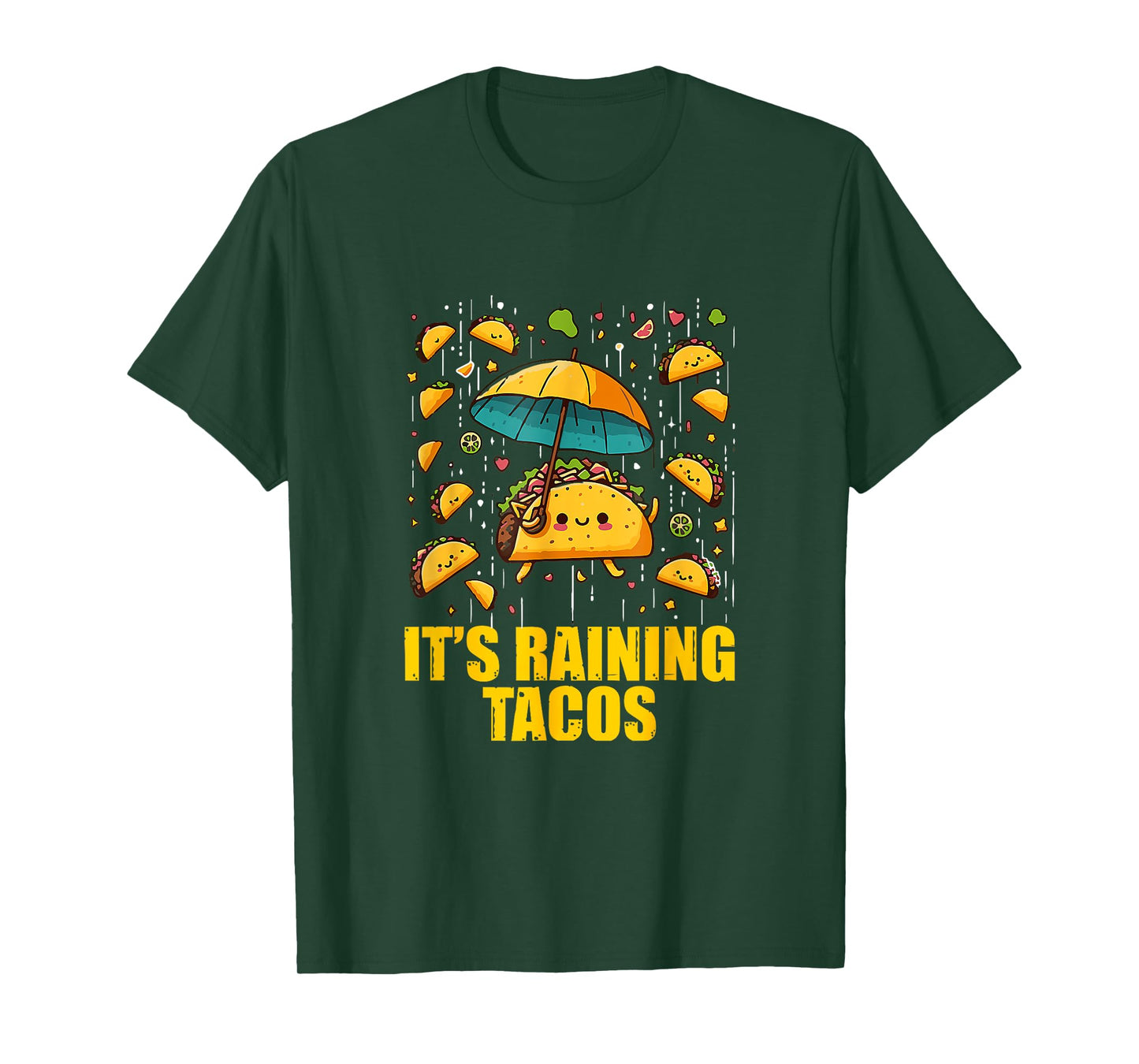 It's Raining Tacos Funny Taco Lovers Kids Girls Boys T-Shirt